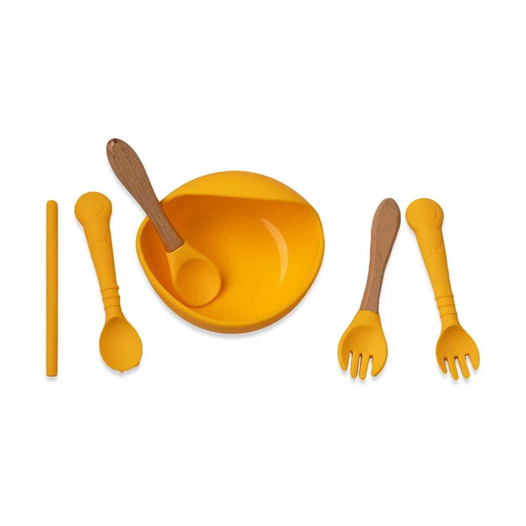 Silicone Cutlery Set – Safe and Durable for Kids