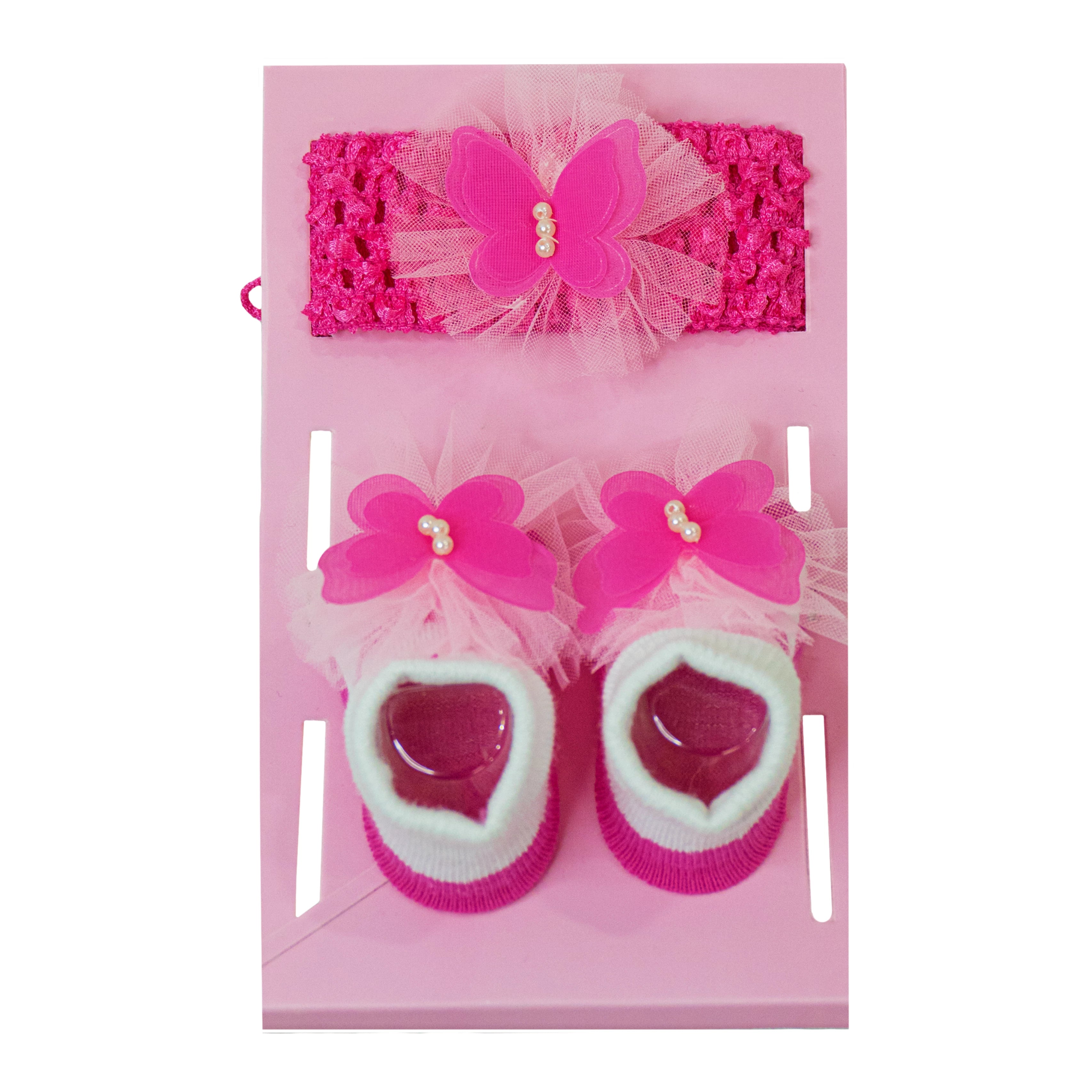 Hairband and Booties Set