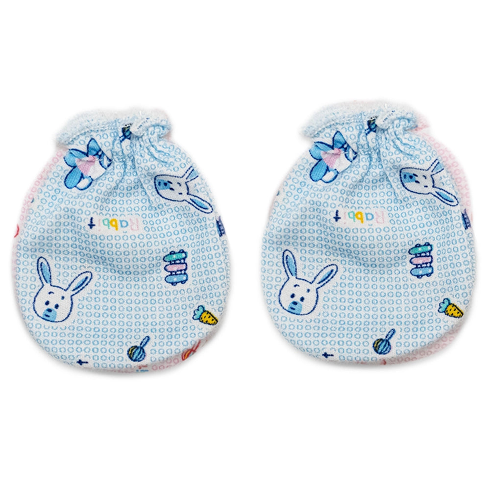 Baby Cotton Cap Set | Soft & Breathable Hat for Newborns and Infants With Mittens and Socks