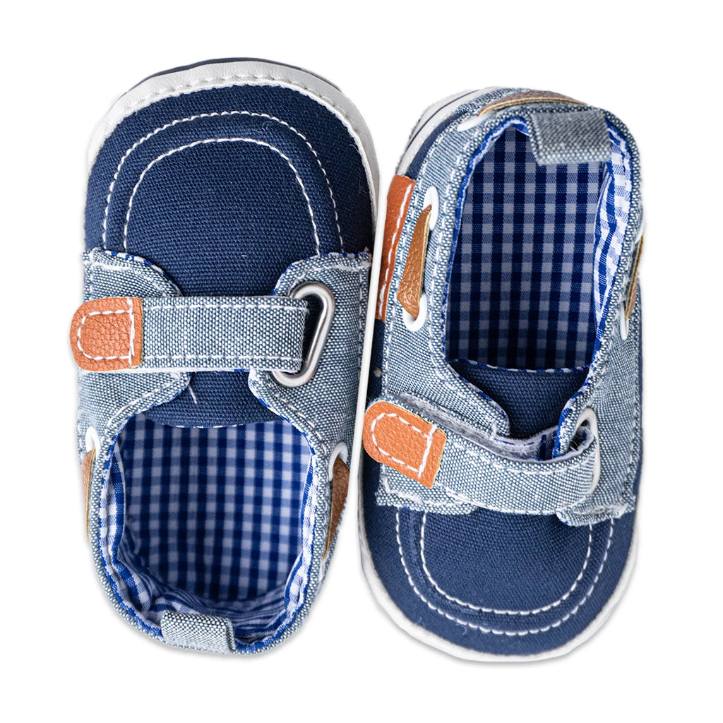 Baby Two Tone Sewn Sneakers