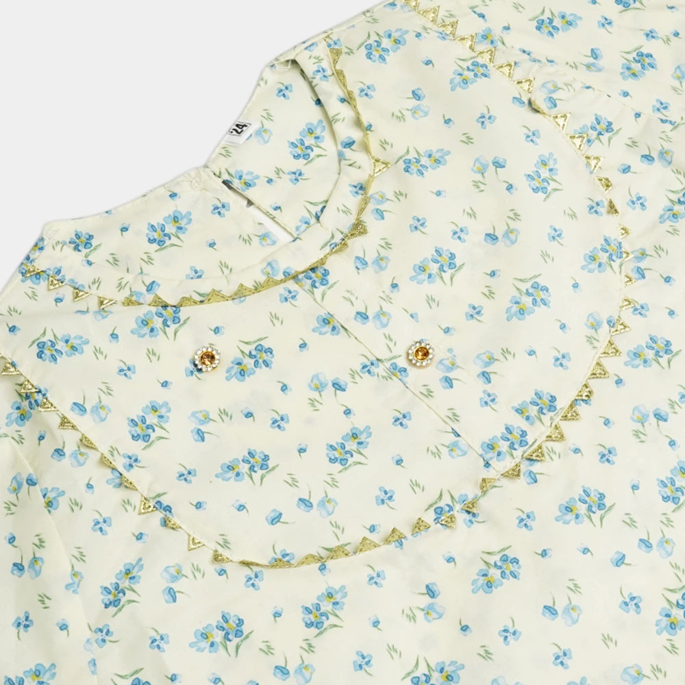 Girls Cotton Suit with Dupatta