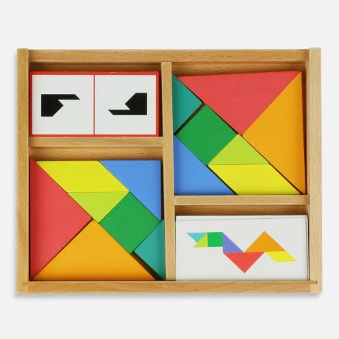 Wooden Tangram Puzzle for Kids