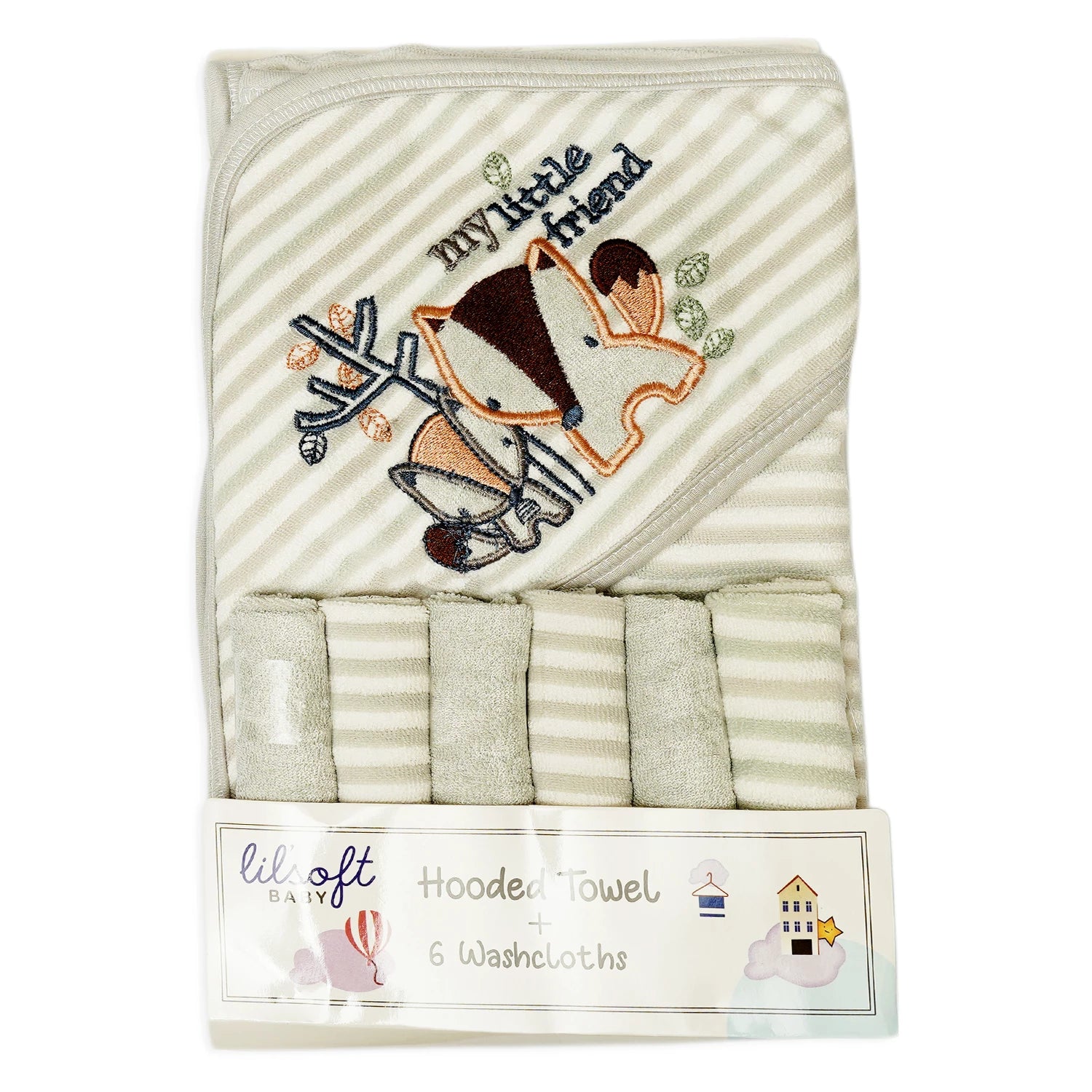 Baby Face Towel & Washcloth Set