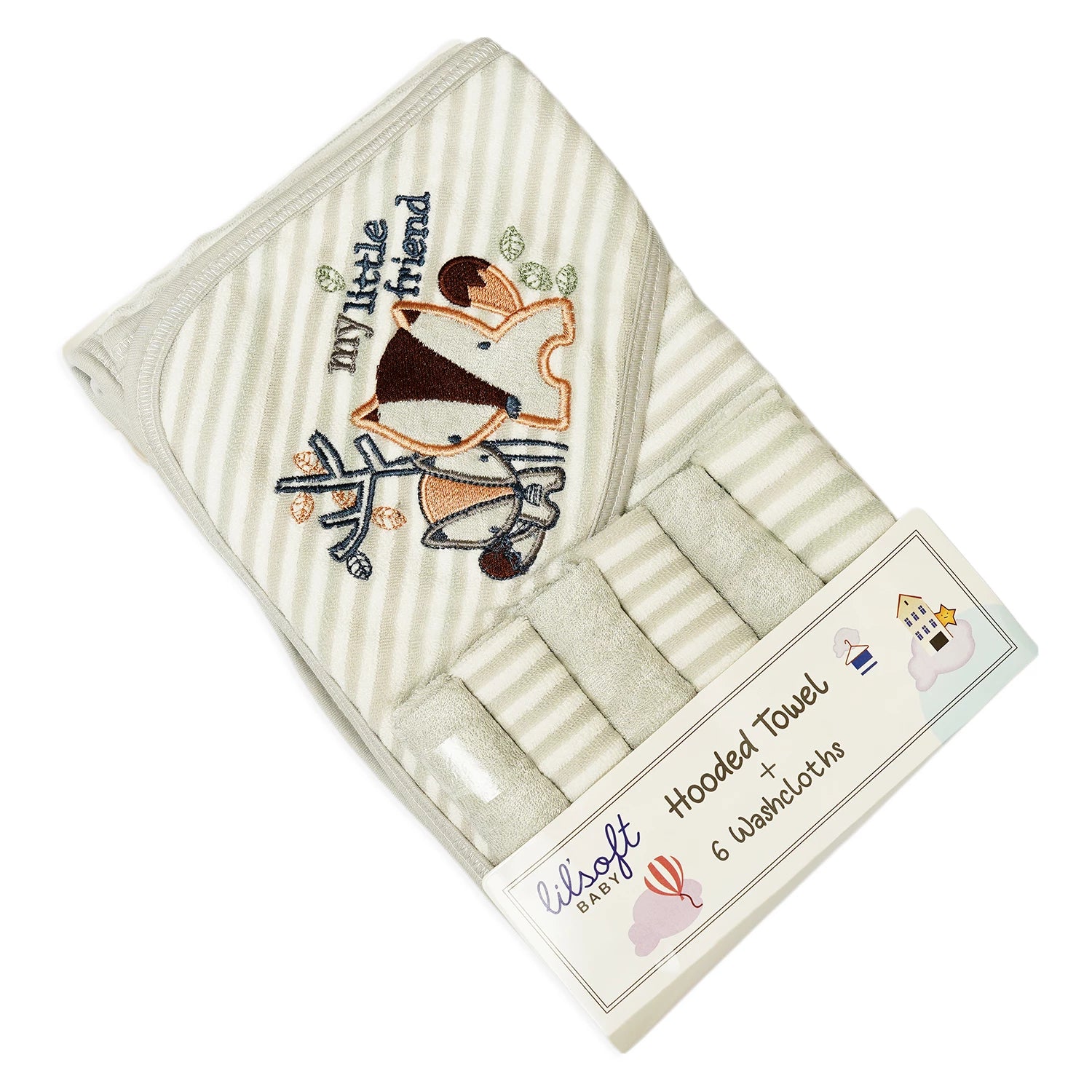 Baby Face Towel & Washcloth Set