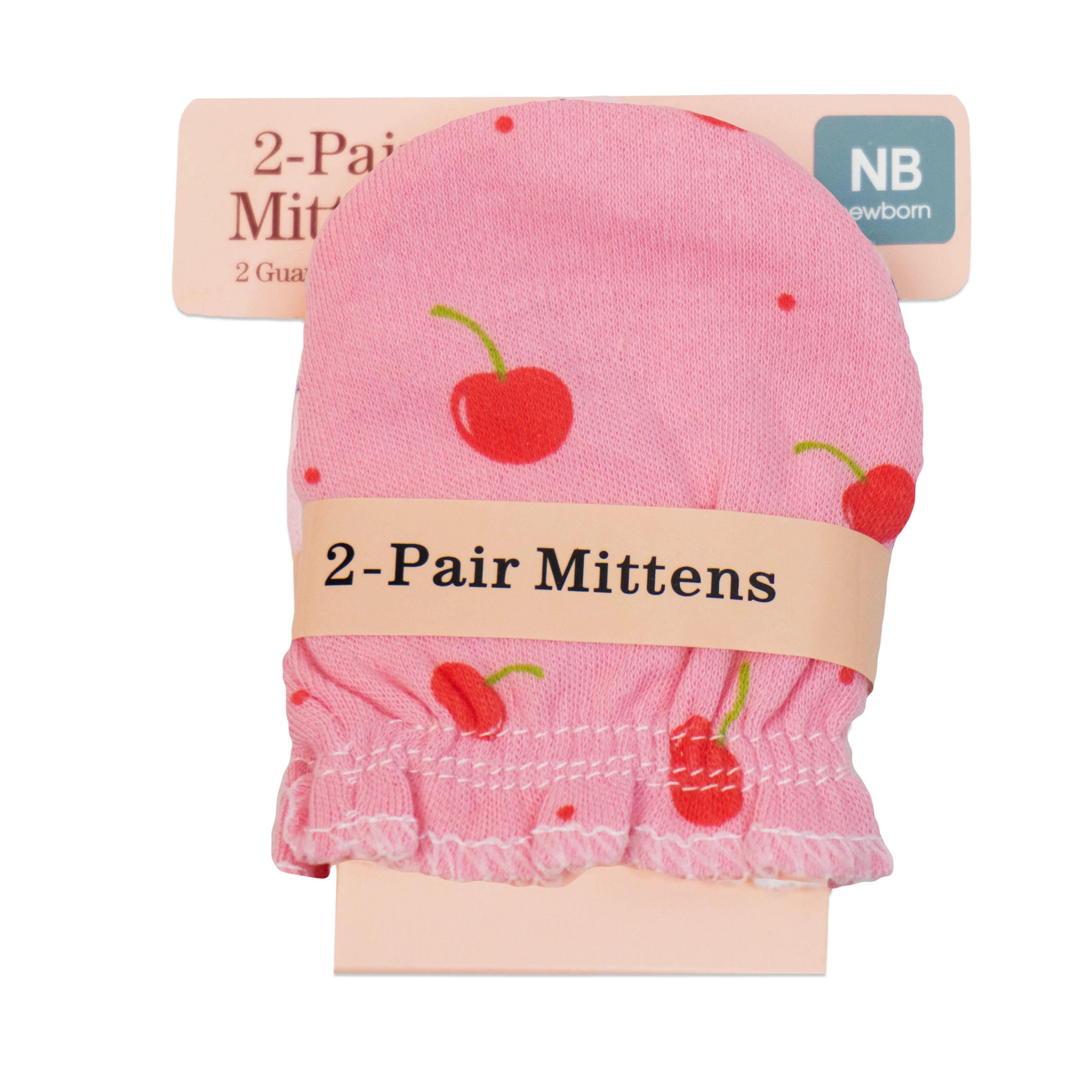 Baby Cotton Mittens Pack of 2