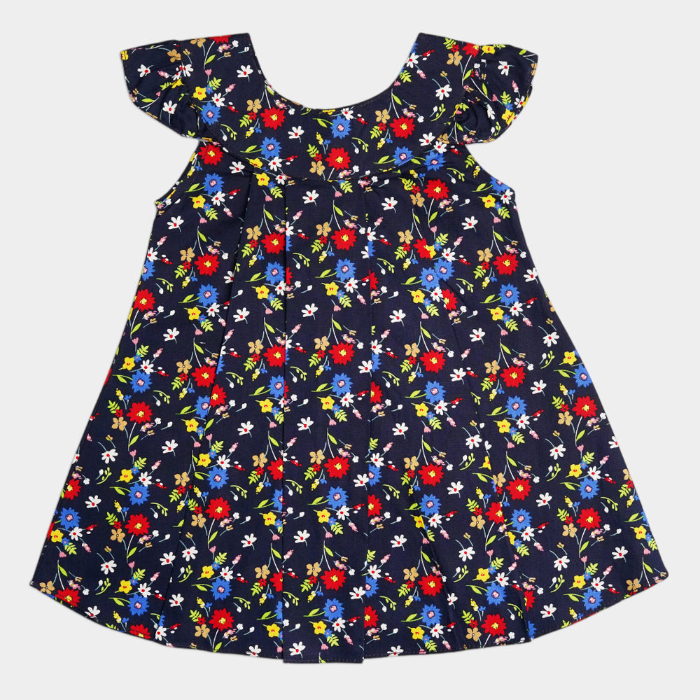 Girl Frock with Shorts and Bow