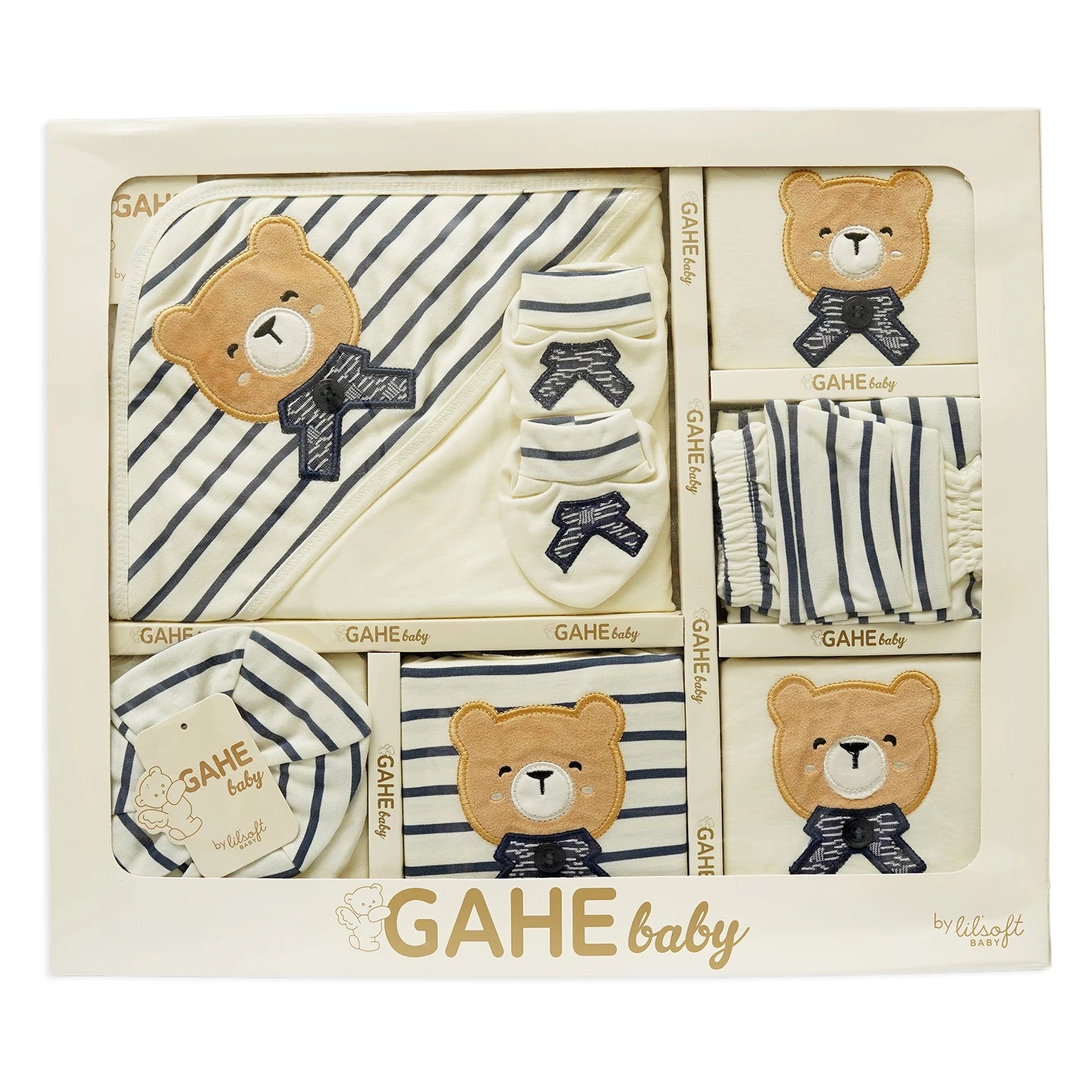 Newborn Baby Gift Set – 10 Pcs (GAHE Bear Theme)