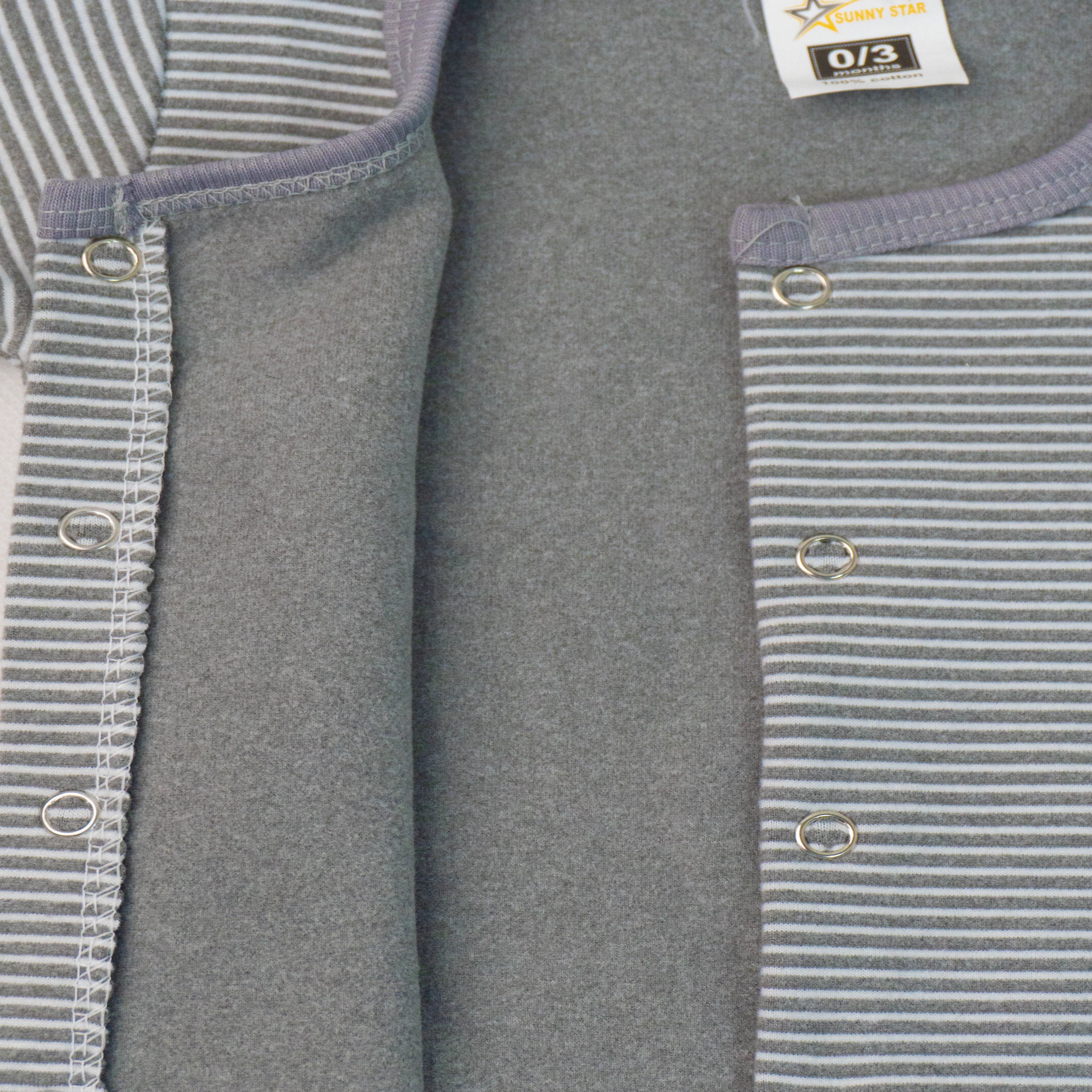 Striped Fleece Suit - Casual Chic