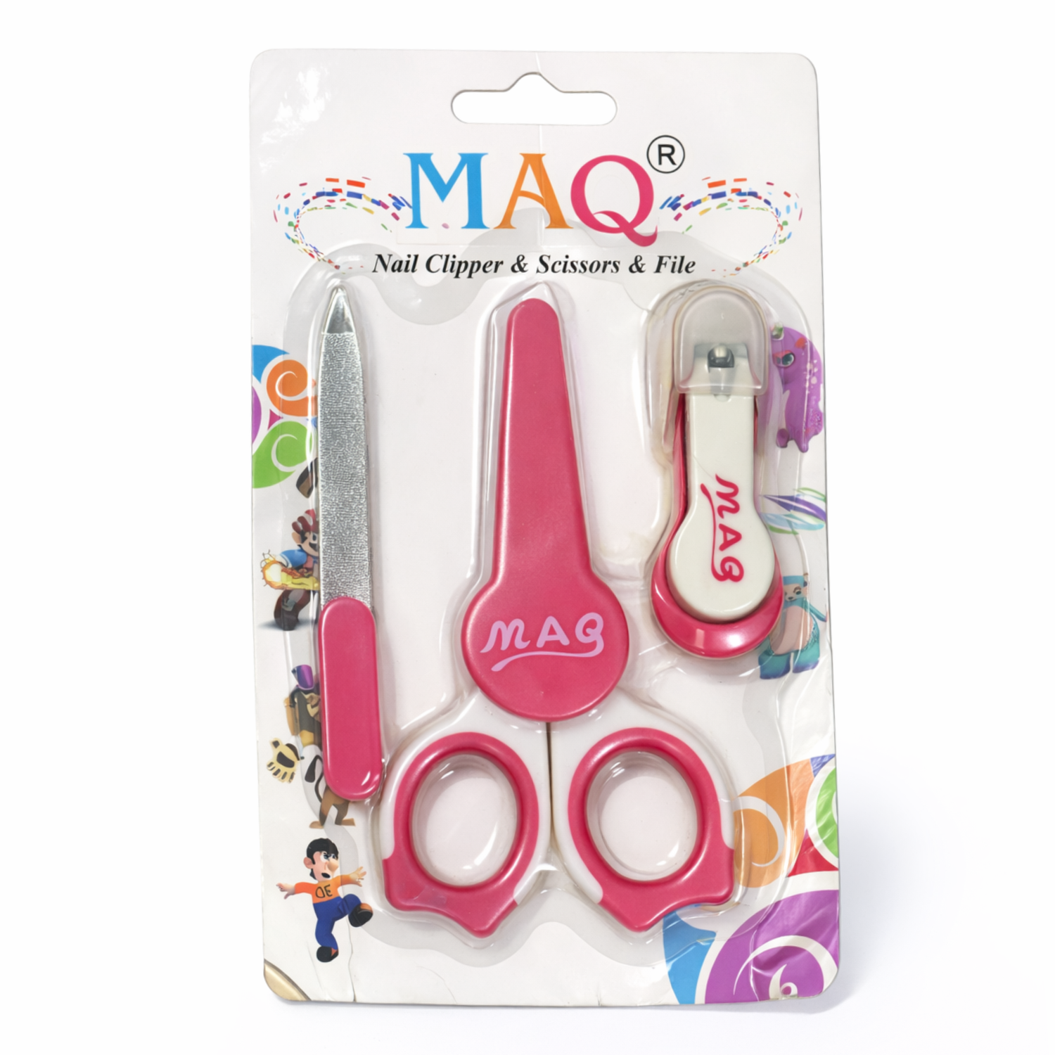 Baby Nail Care Grooming Set | Nail Clipper, Scissors & File for Newborns