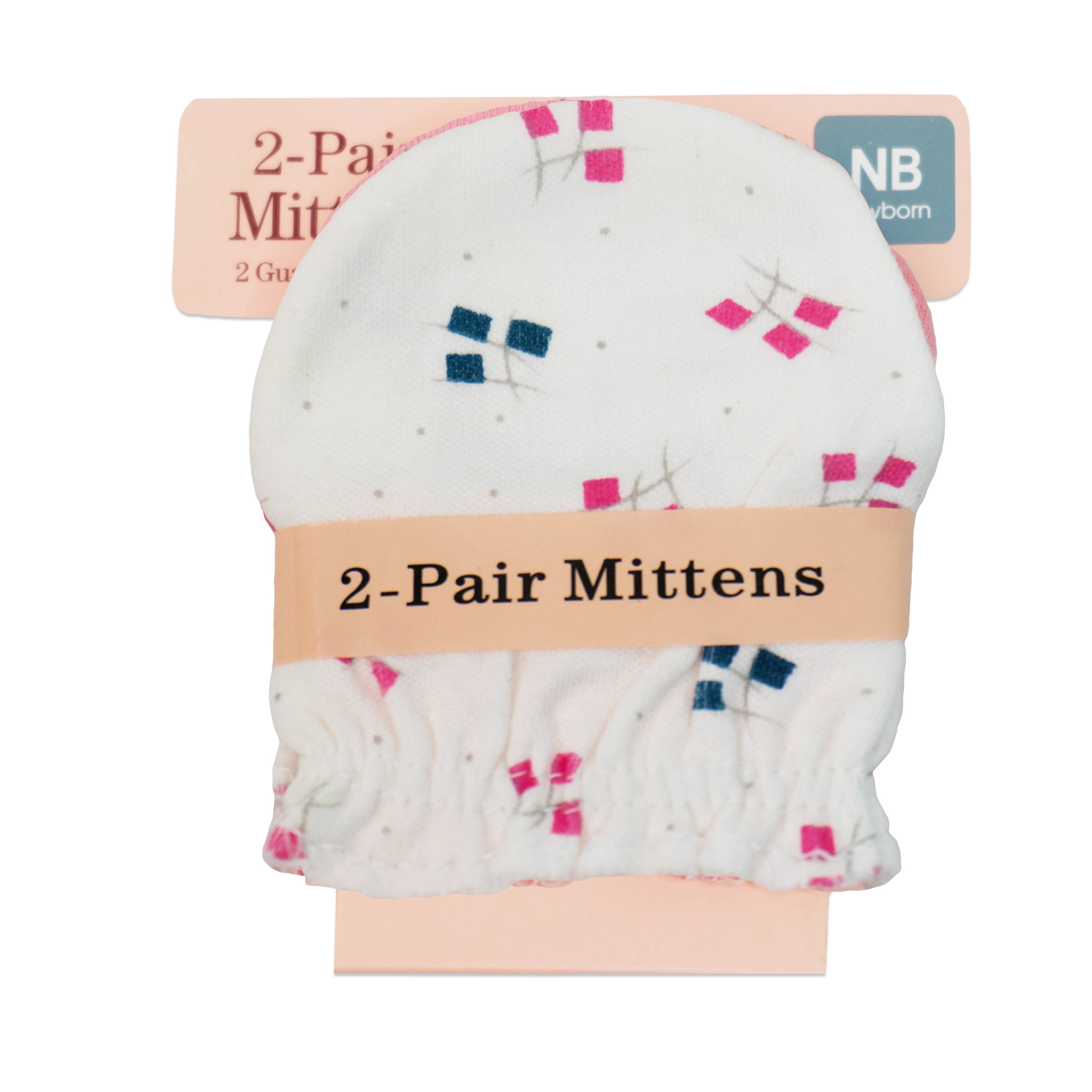 Baby Cotton Mittens Pack of 2