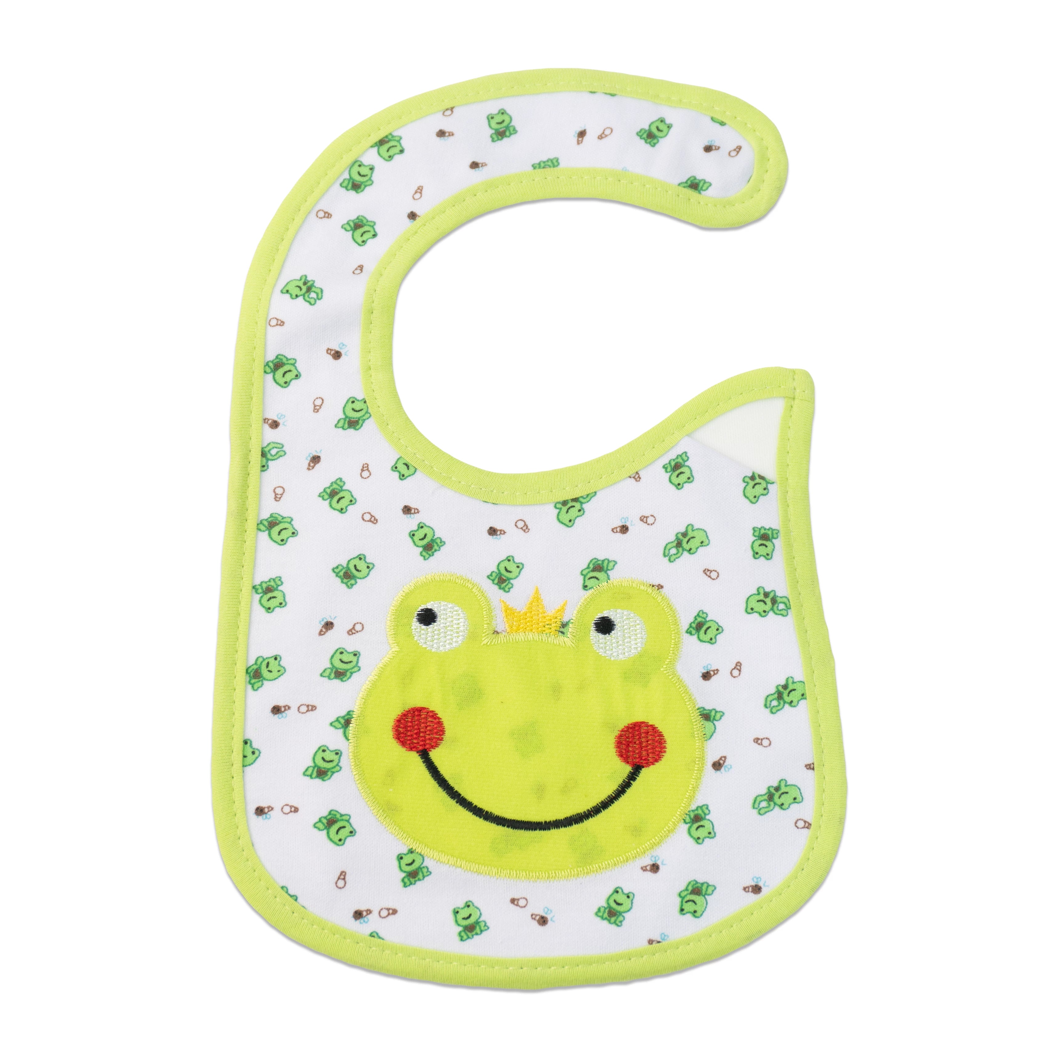 Side Velcro Cotton Baby Bib – Cute and Stylish