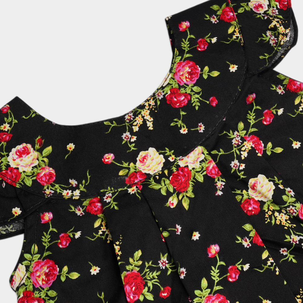 Girl Frock with Shorts and Bow