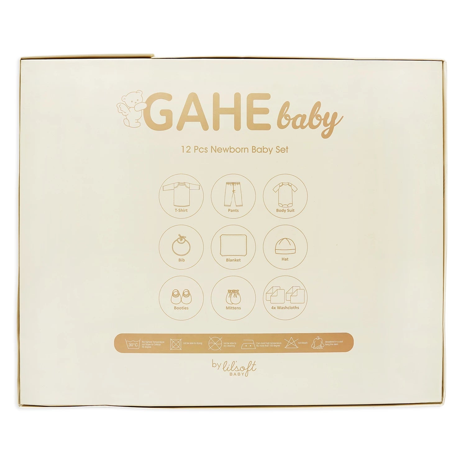 Newborn Baby Gift Set – 12 Pcs (GAHE Giraffe & Bear Theme)