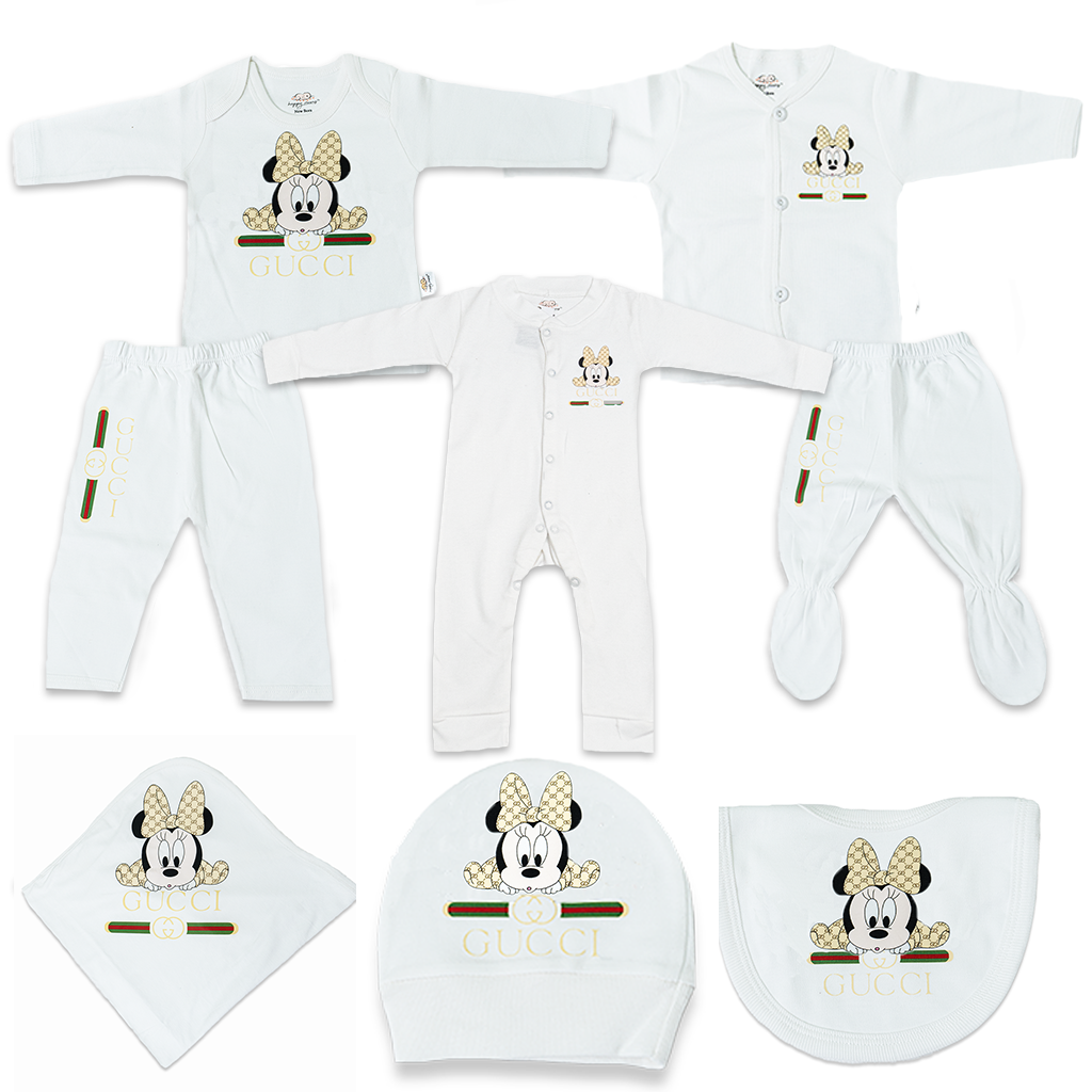 Happy Mumz Mickey Gift Starter Set 8 Pcs