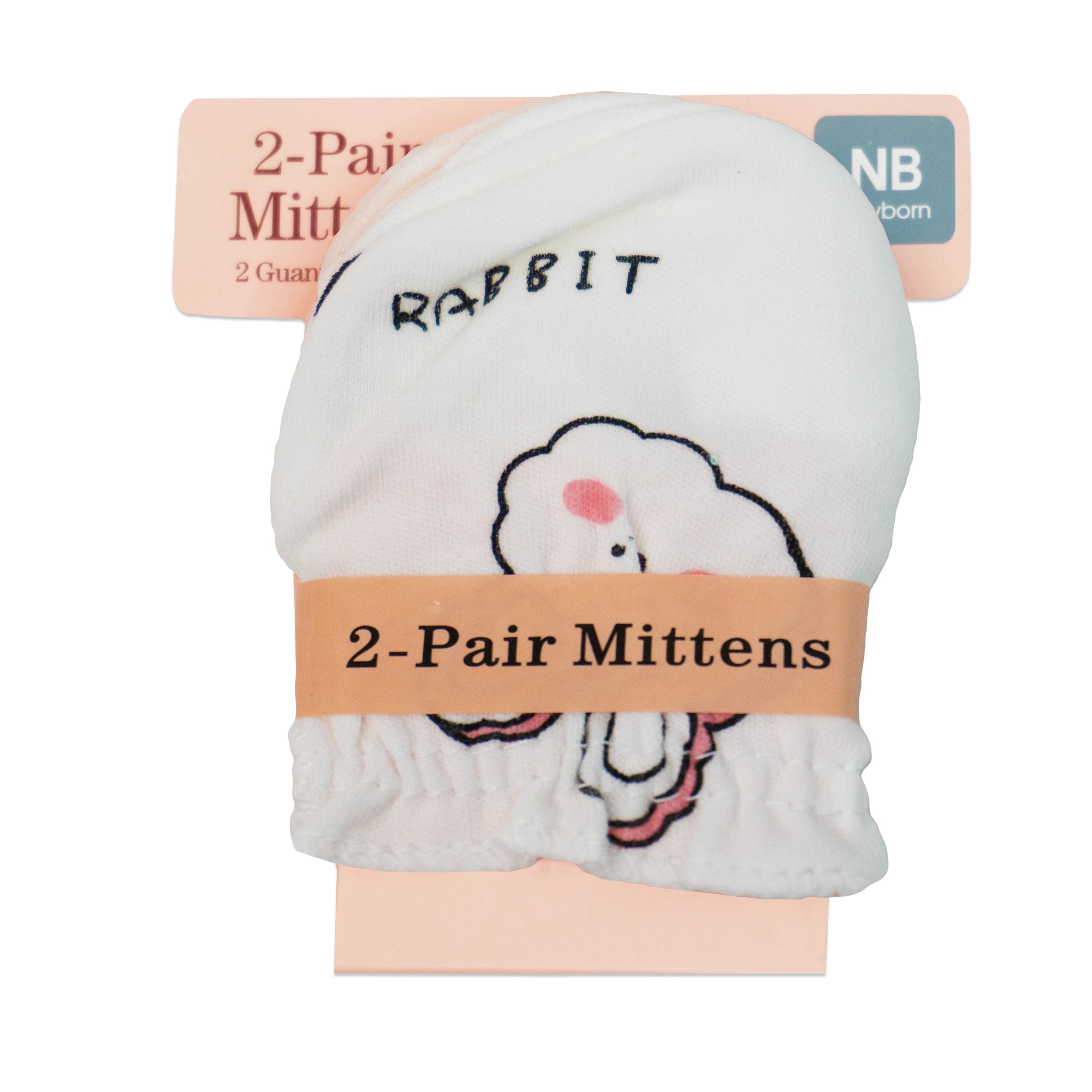 Baby Cotton Mittens Pack of 2