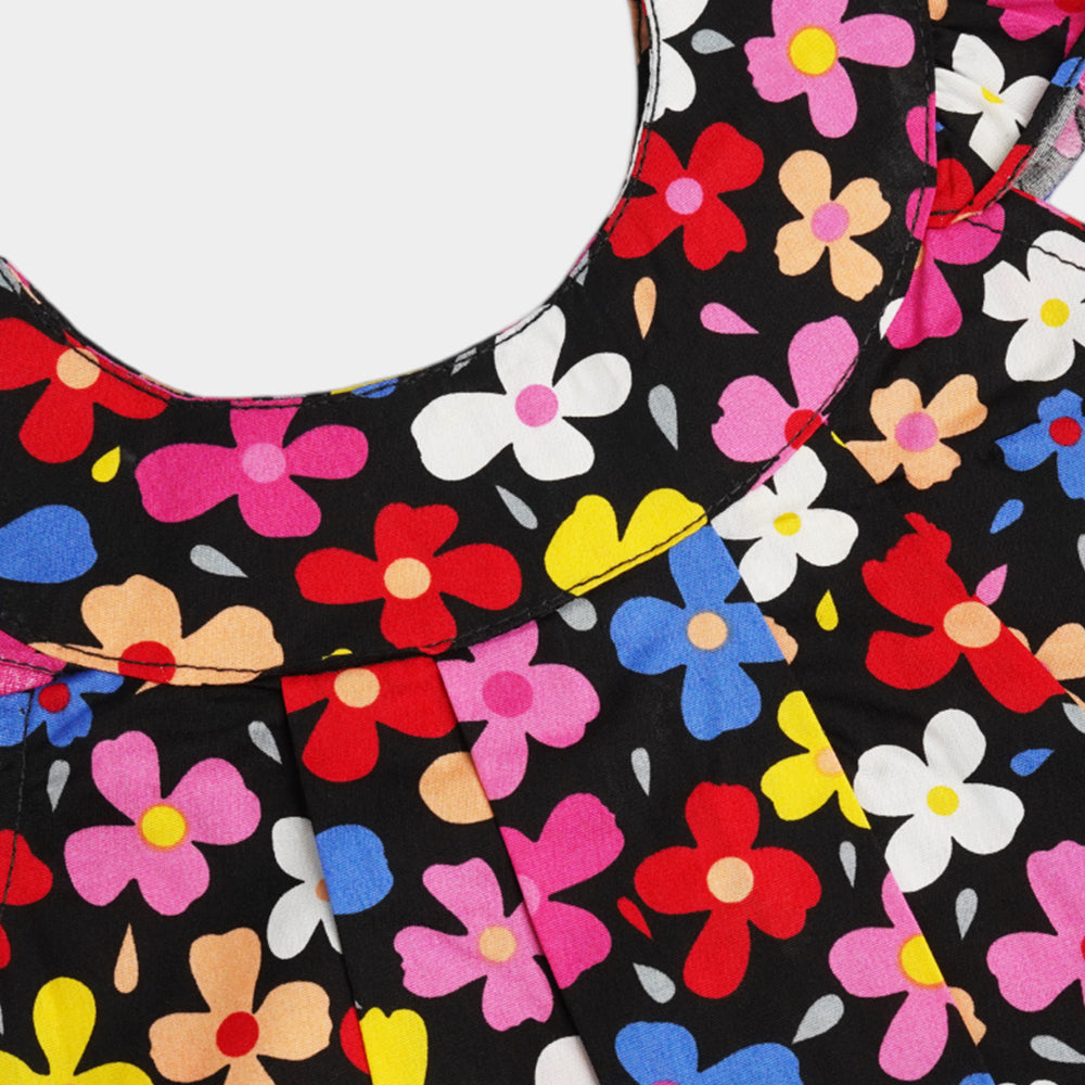 Girl Frock with Shorts and Bow
