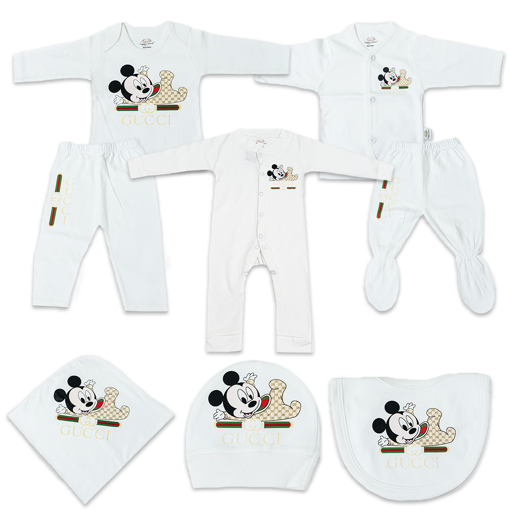 Happy Mumz Mickey Gift Starter Set 8 Pcs