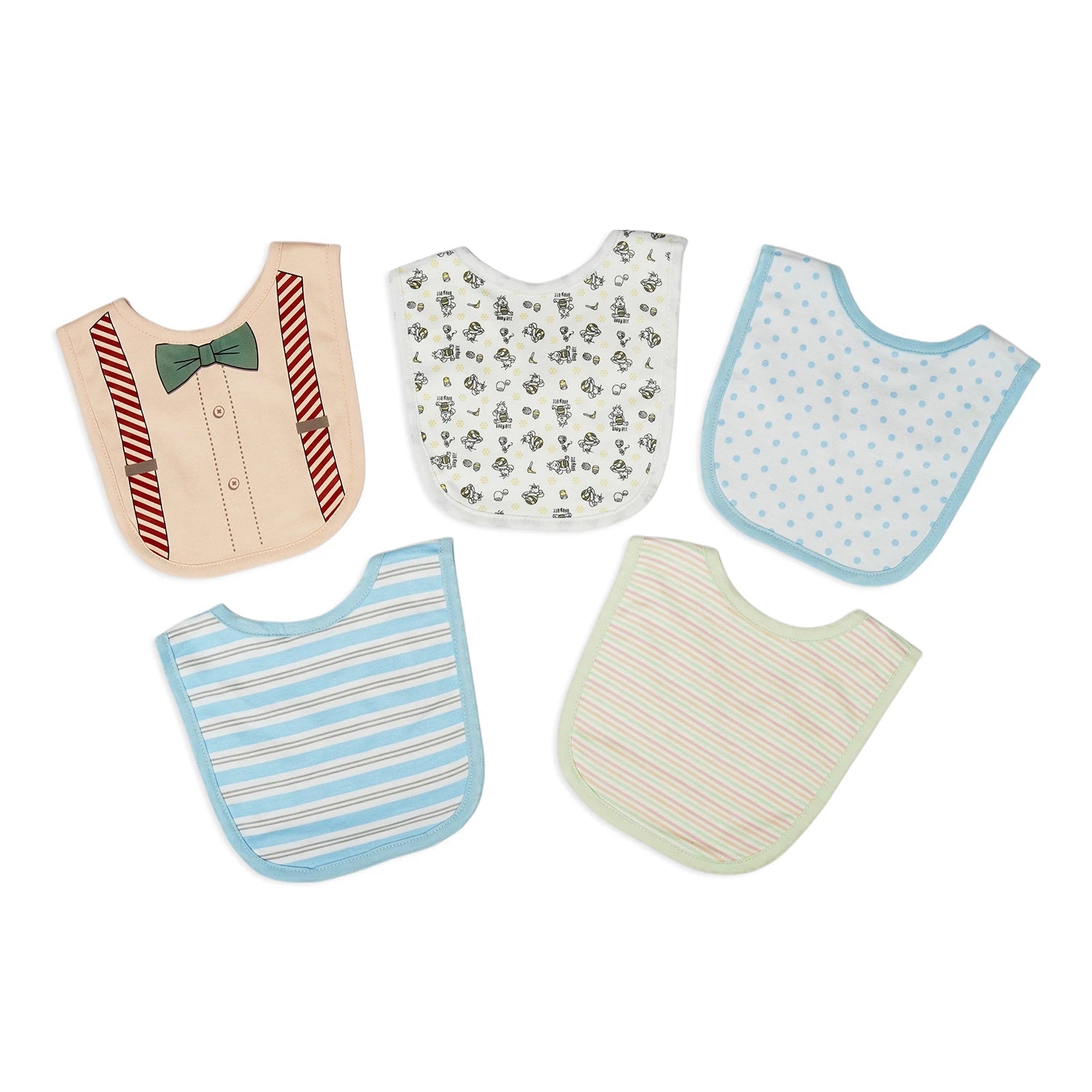Baby Bibs – Pack of 5 Soft & Absorbent