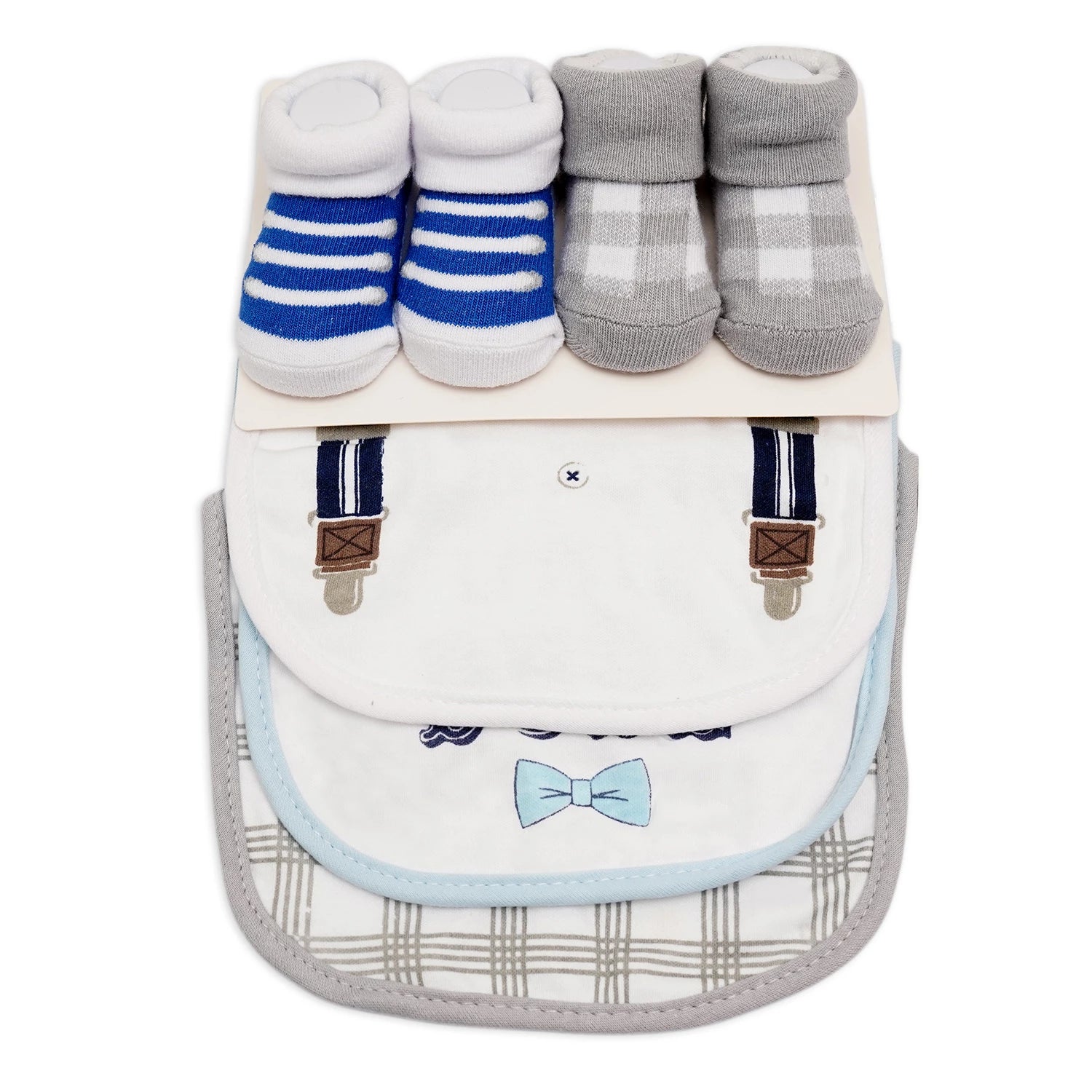 Aifeier 3 Bibs & 2 Socks Set