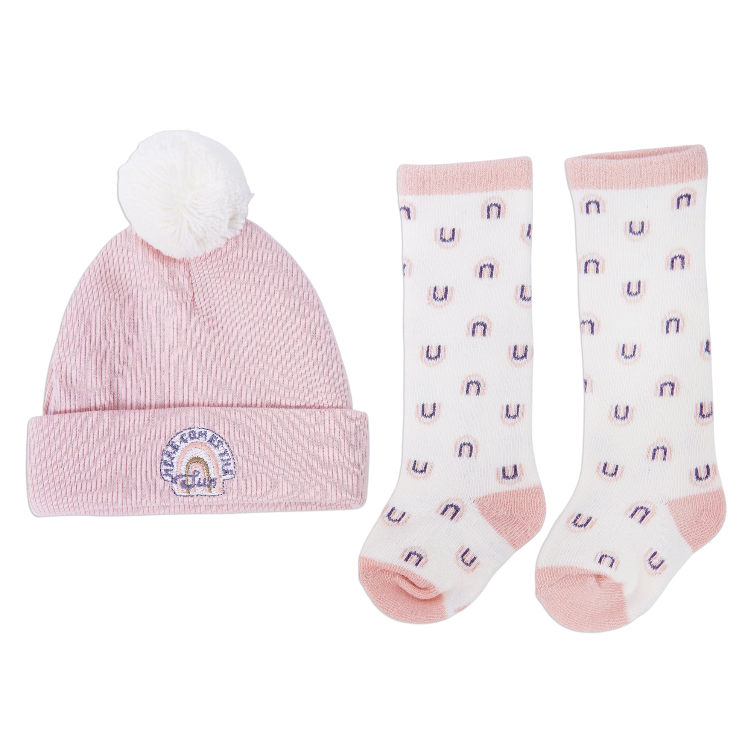 Kids Winter Cap and Sock Set