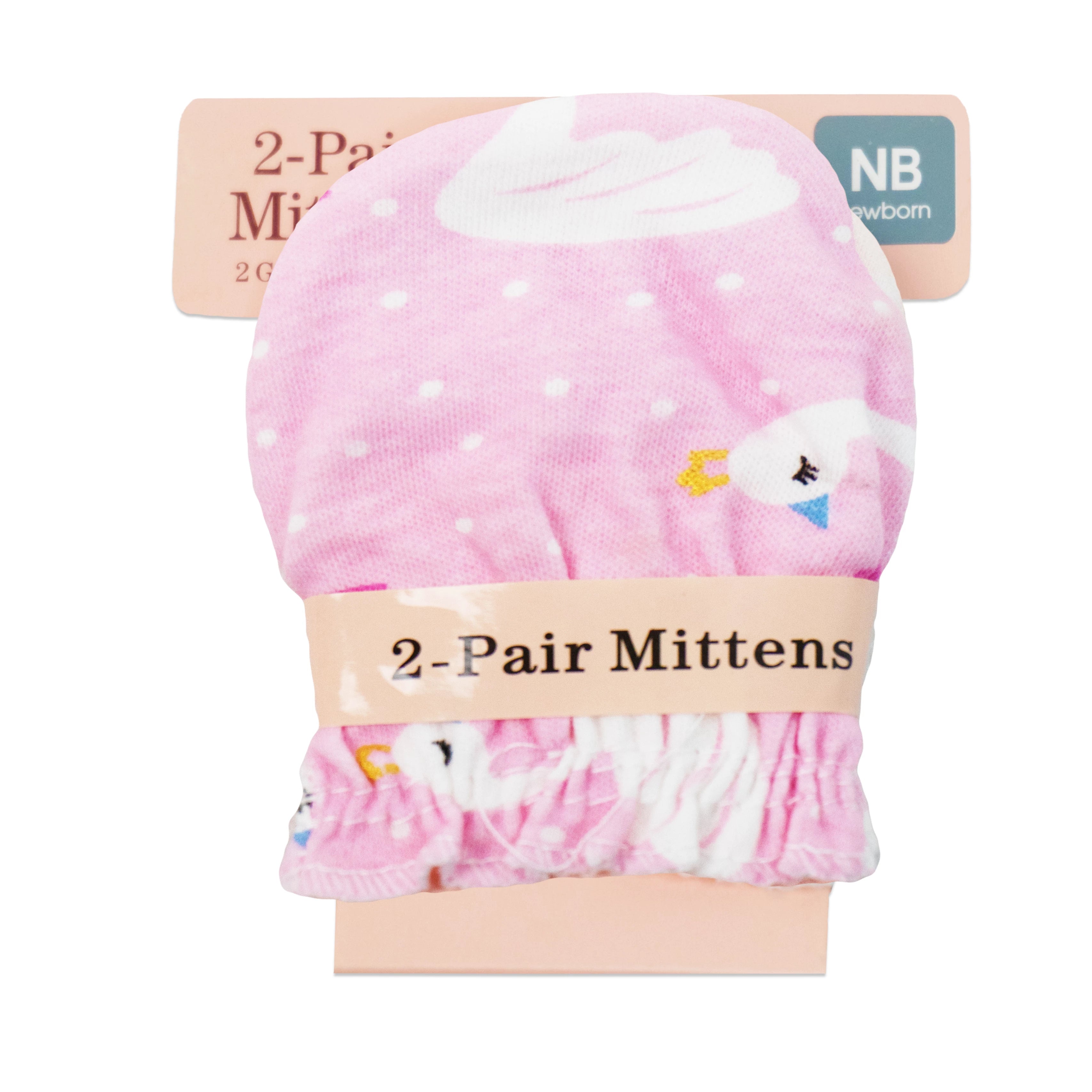 Baby Cotton Mittens Pack of 2