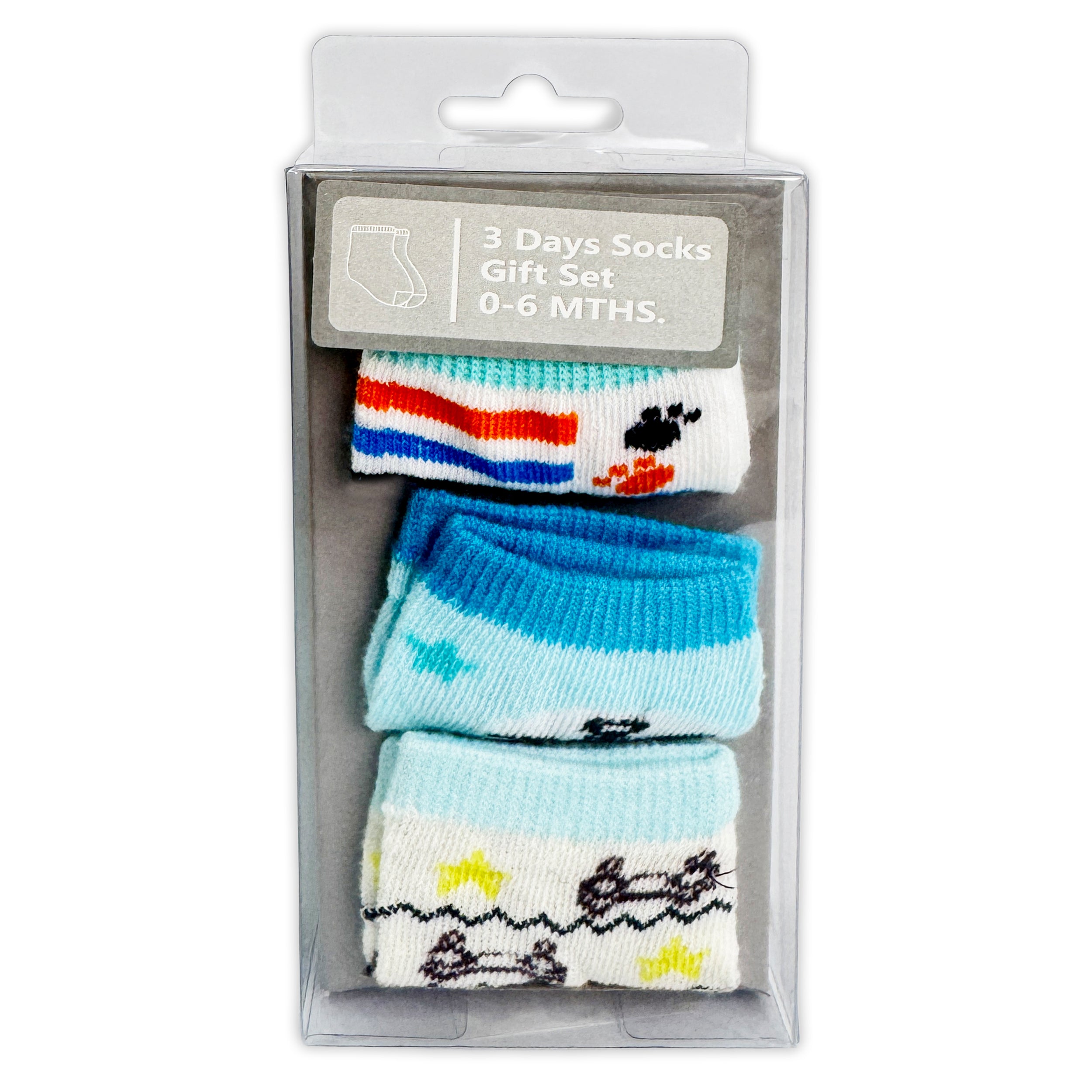 Baby Socks Pack of 3  - Gift Set