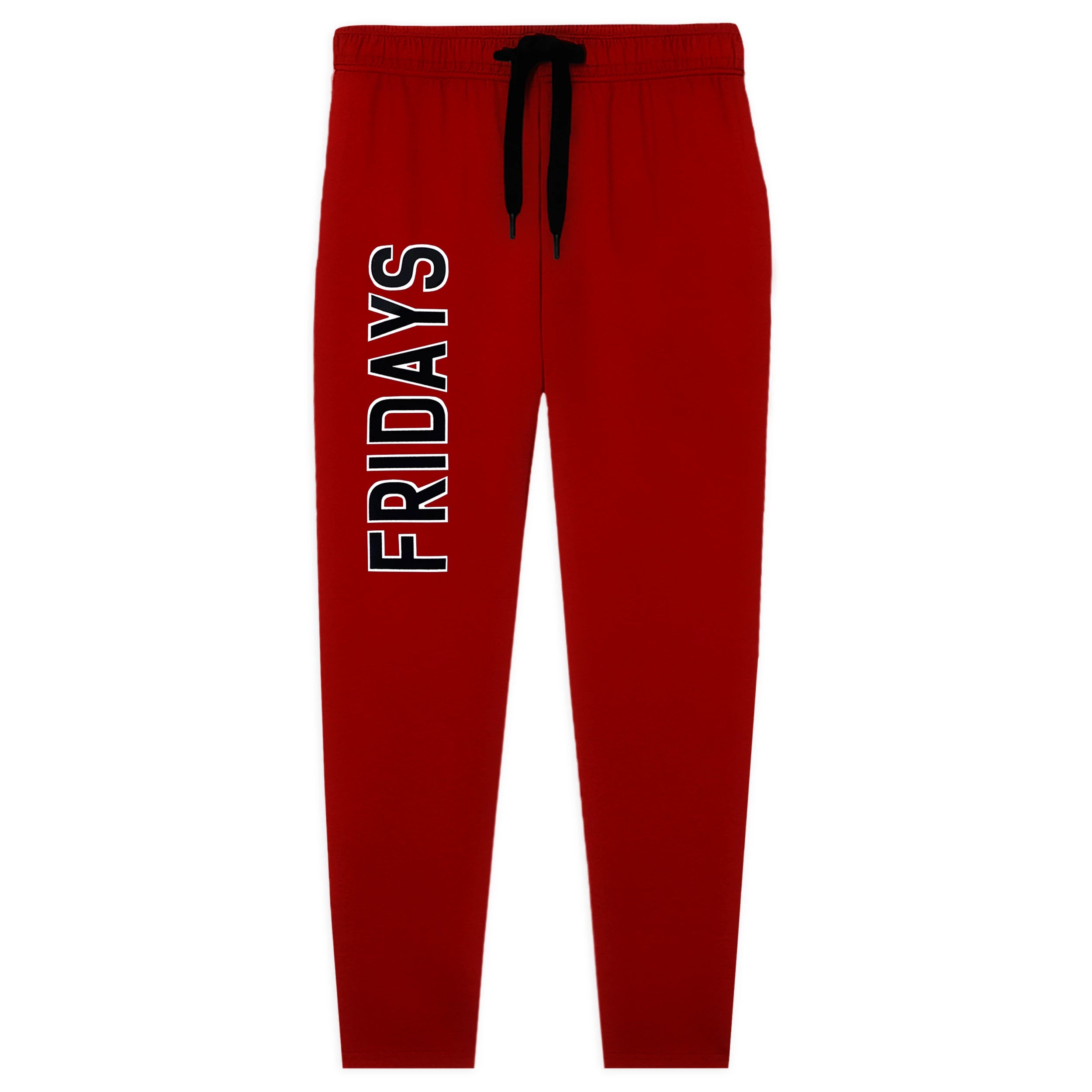 Kids Jersey Cotton Sticker Trousers – Red