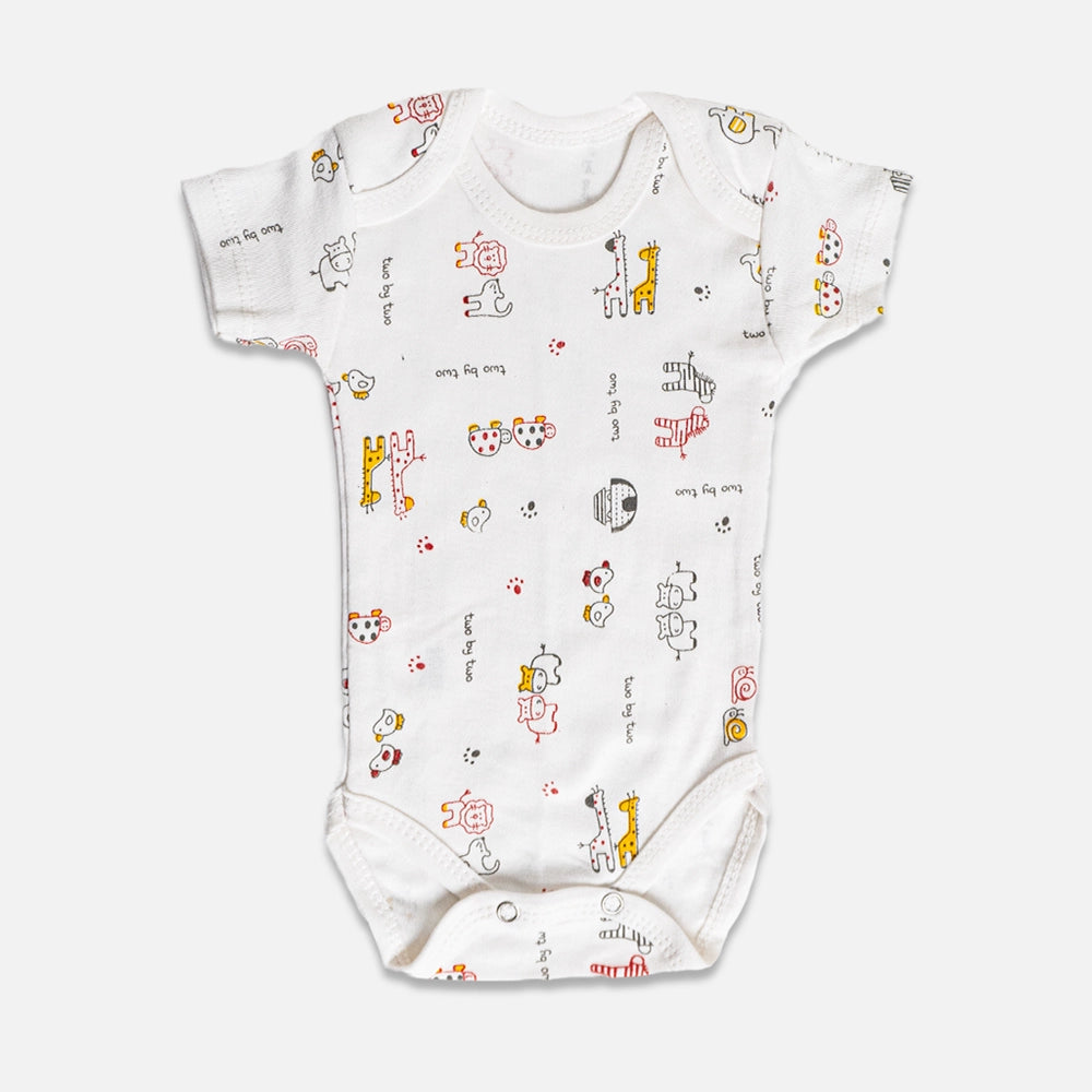 Tiny Toons Baby Body Suits Pack of 5 Half Sleeve