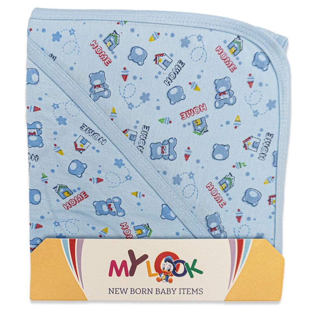 Hooded Wrapping Sheet | Soft & Cozy Baby Wrap with Attached Hood