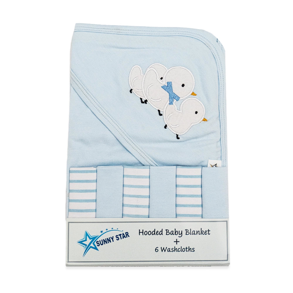 Sunny Star Baby 7 Pcs Towel Set | Soft & Absorbent Towels for Newborns