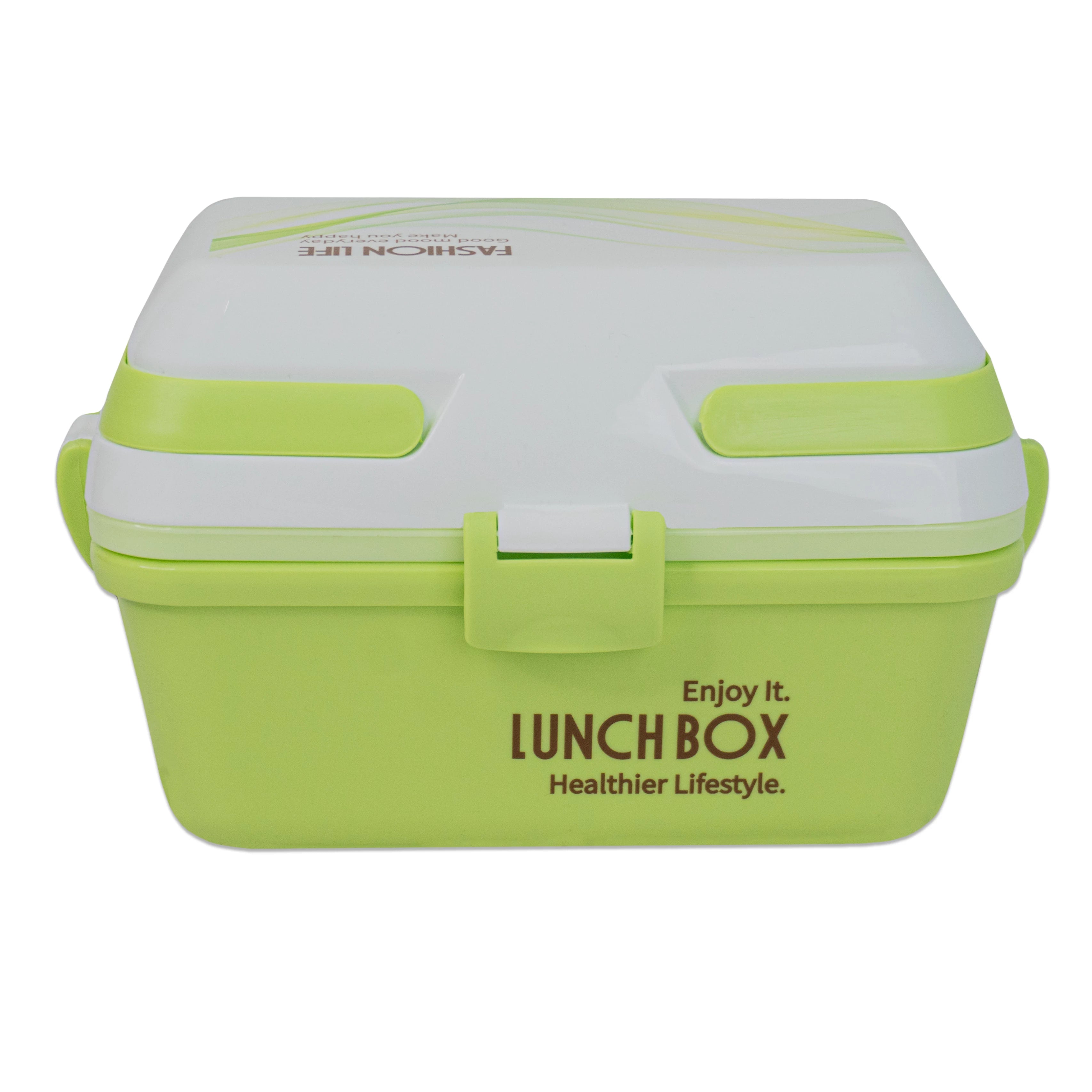 Fashion Life Lunch Box with Compartments & Spoon