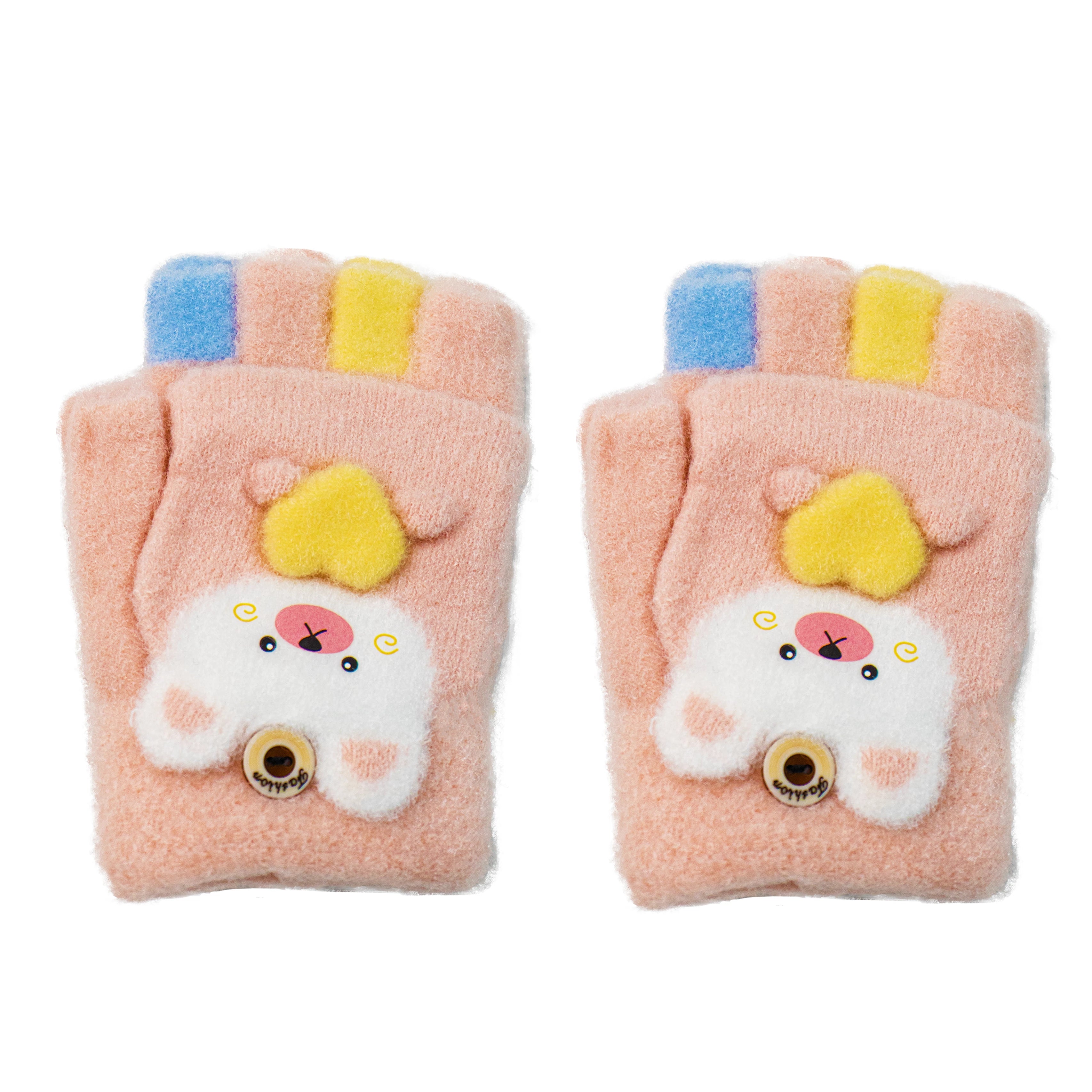 Aiyi Wool Half-Finger Gloves – Warm and Functional