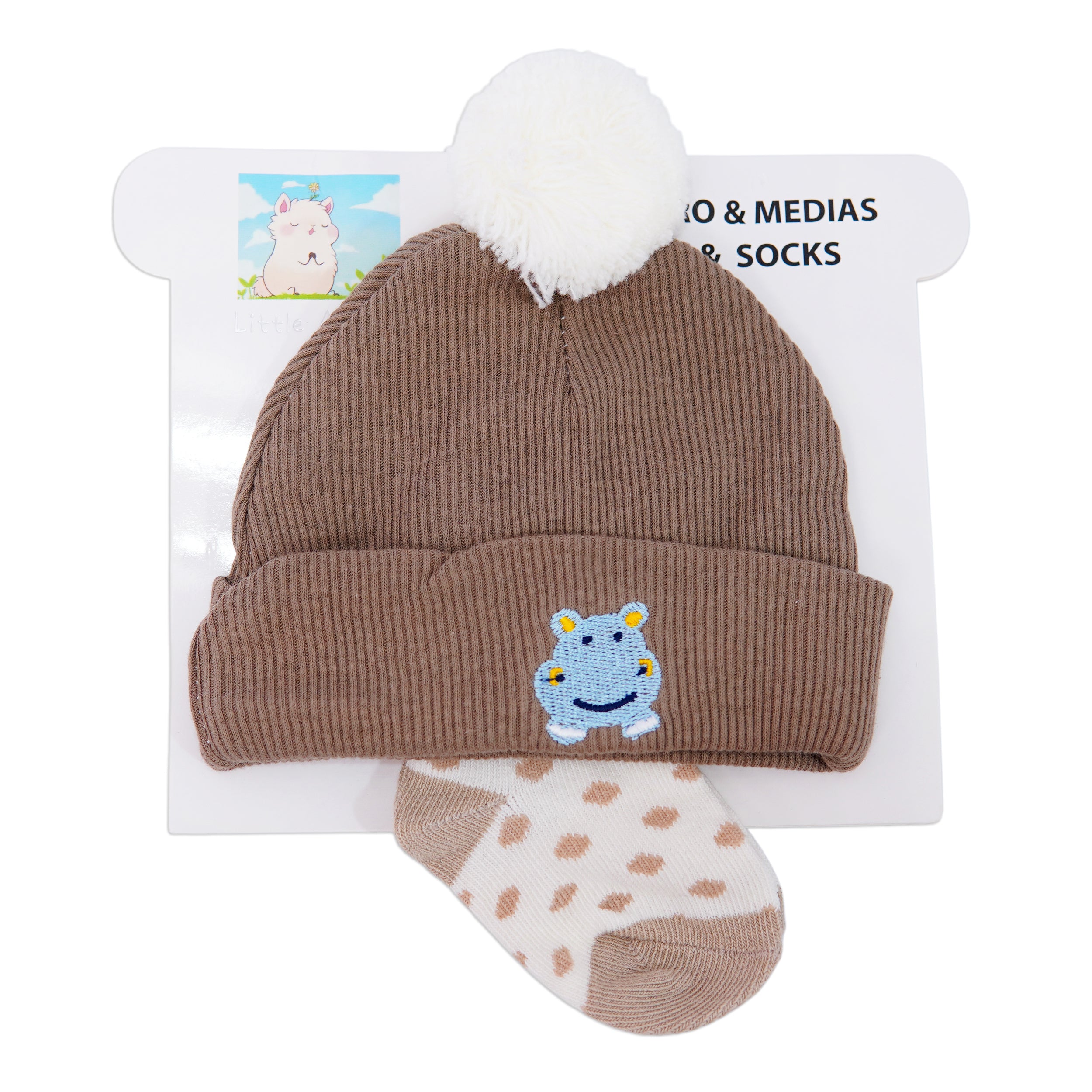 Kids Winter Cap and Sock Set
