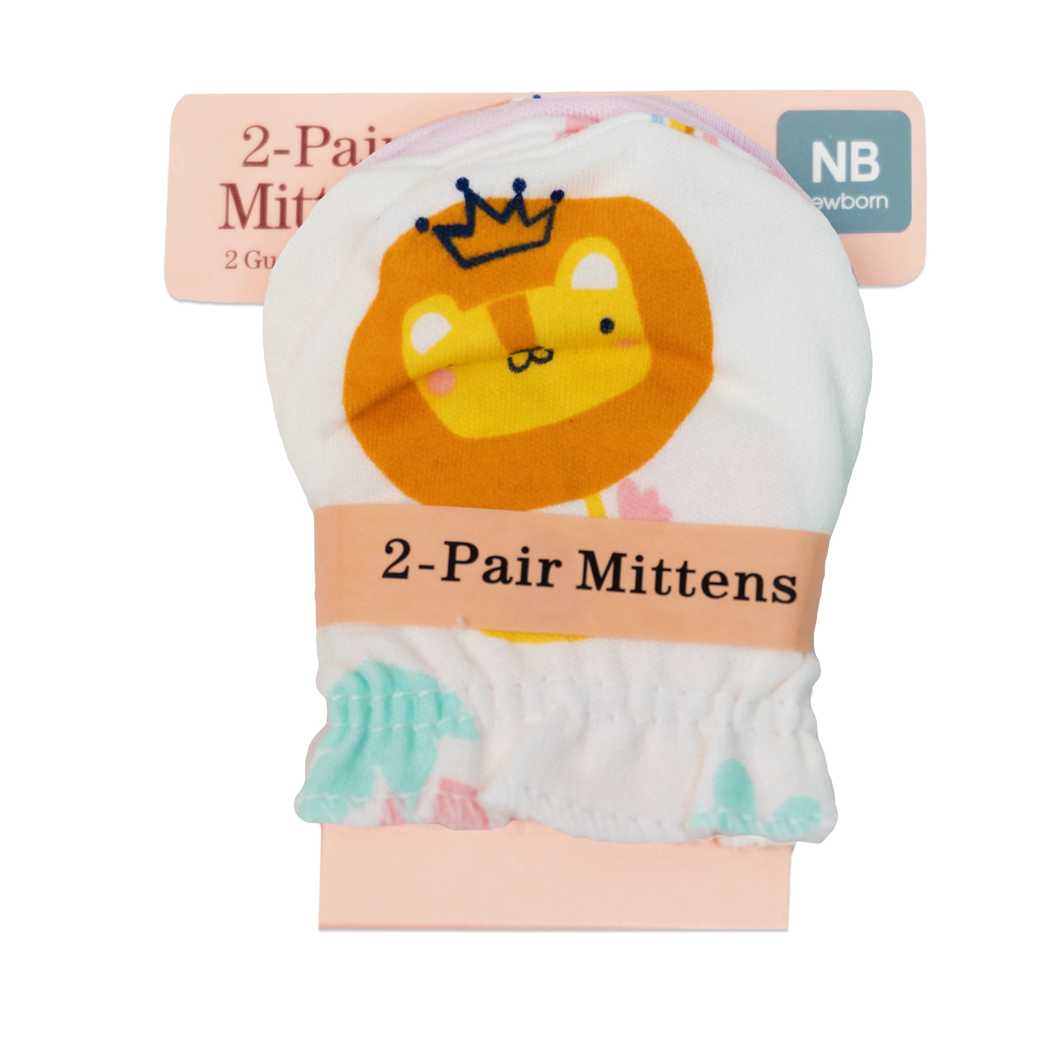 Baby Cotton Mittens Pack of 2