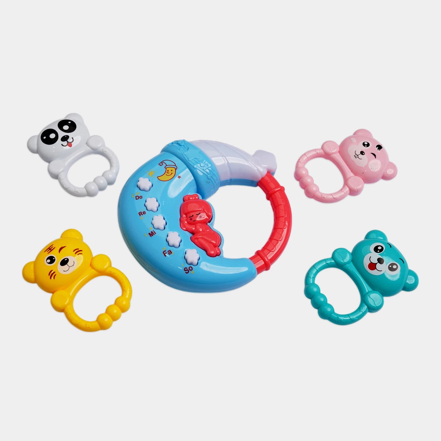 Baby Musical Rattle Set – Pack of 5