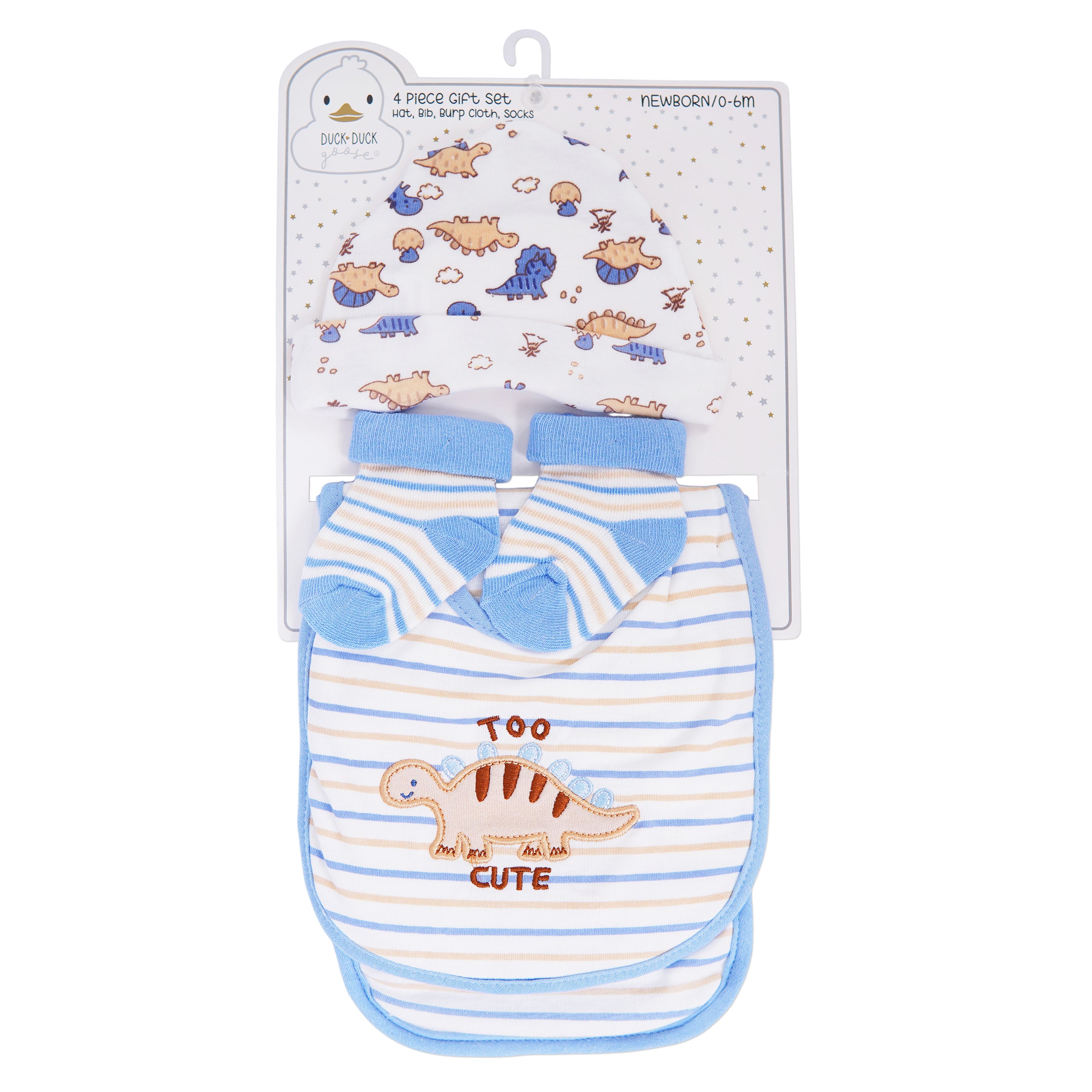 New Born Cap, Bibs and Socks Set