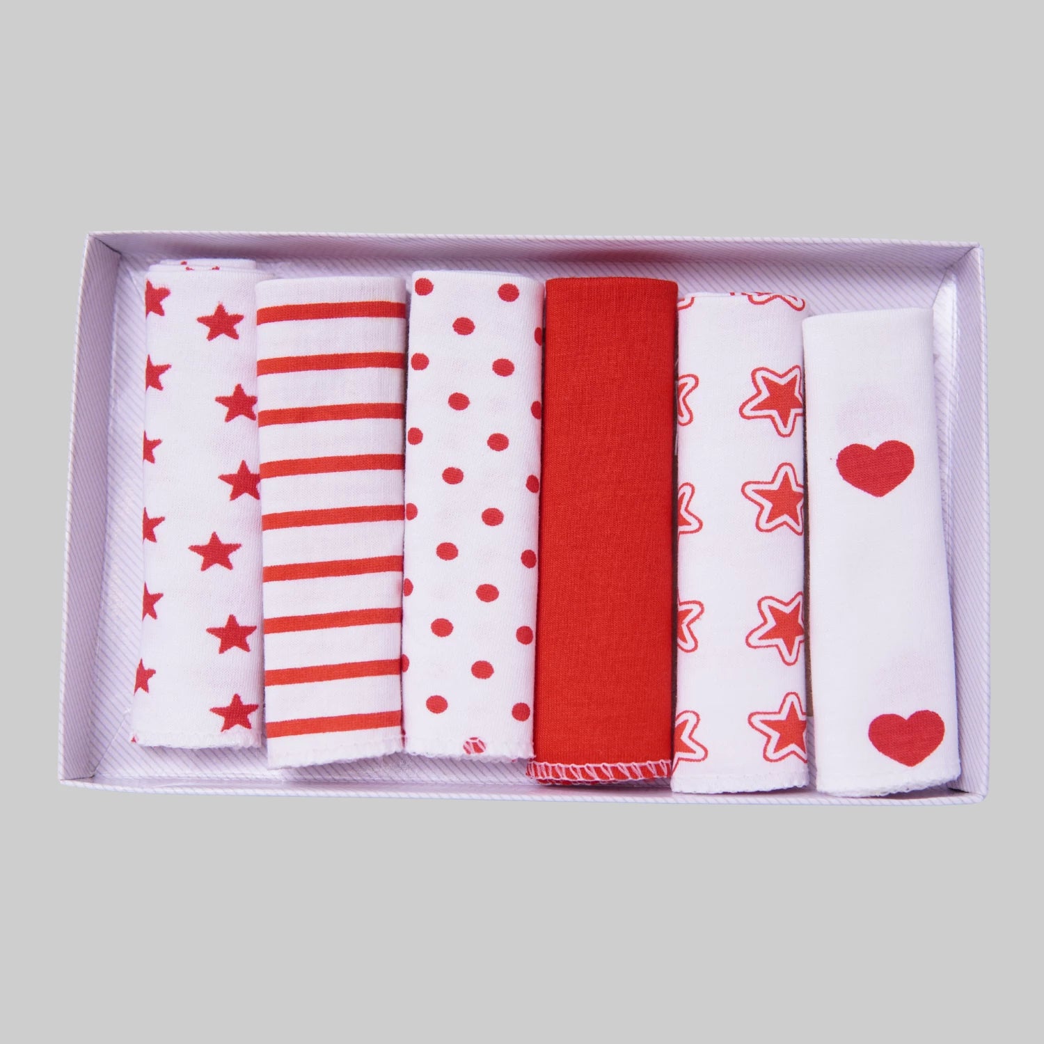 Caramell Face Towel 6 Pcs Pack - New Born