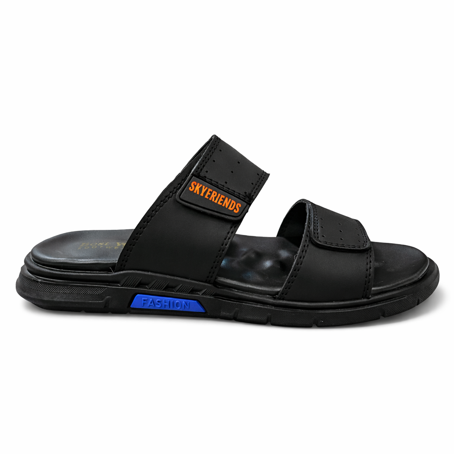 Men’s Casual Slippers – Comfortable Double Strap Summer Slides