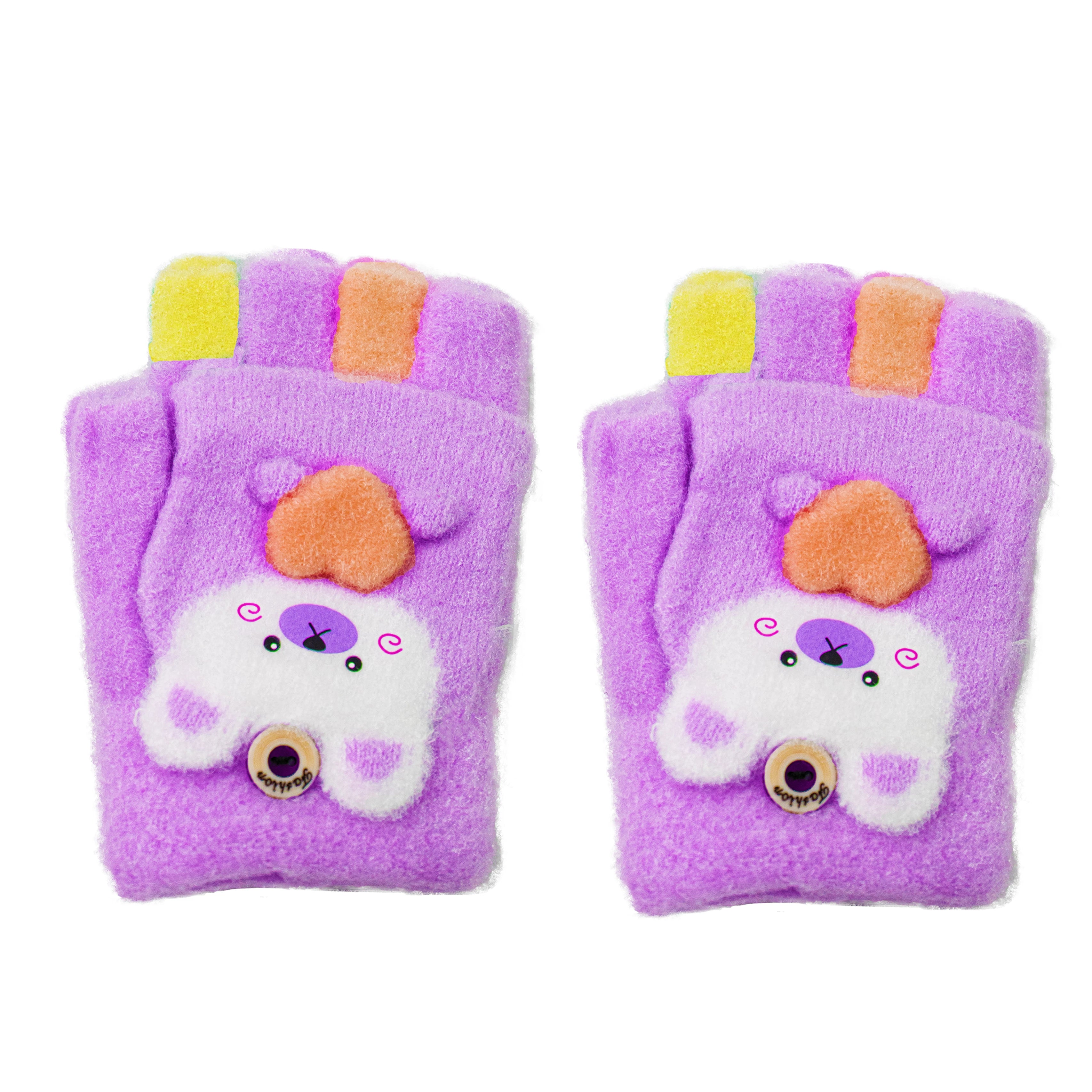 Aiyi Wool Half-Finger Gloves – Warm and Functional