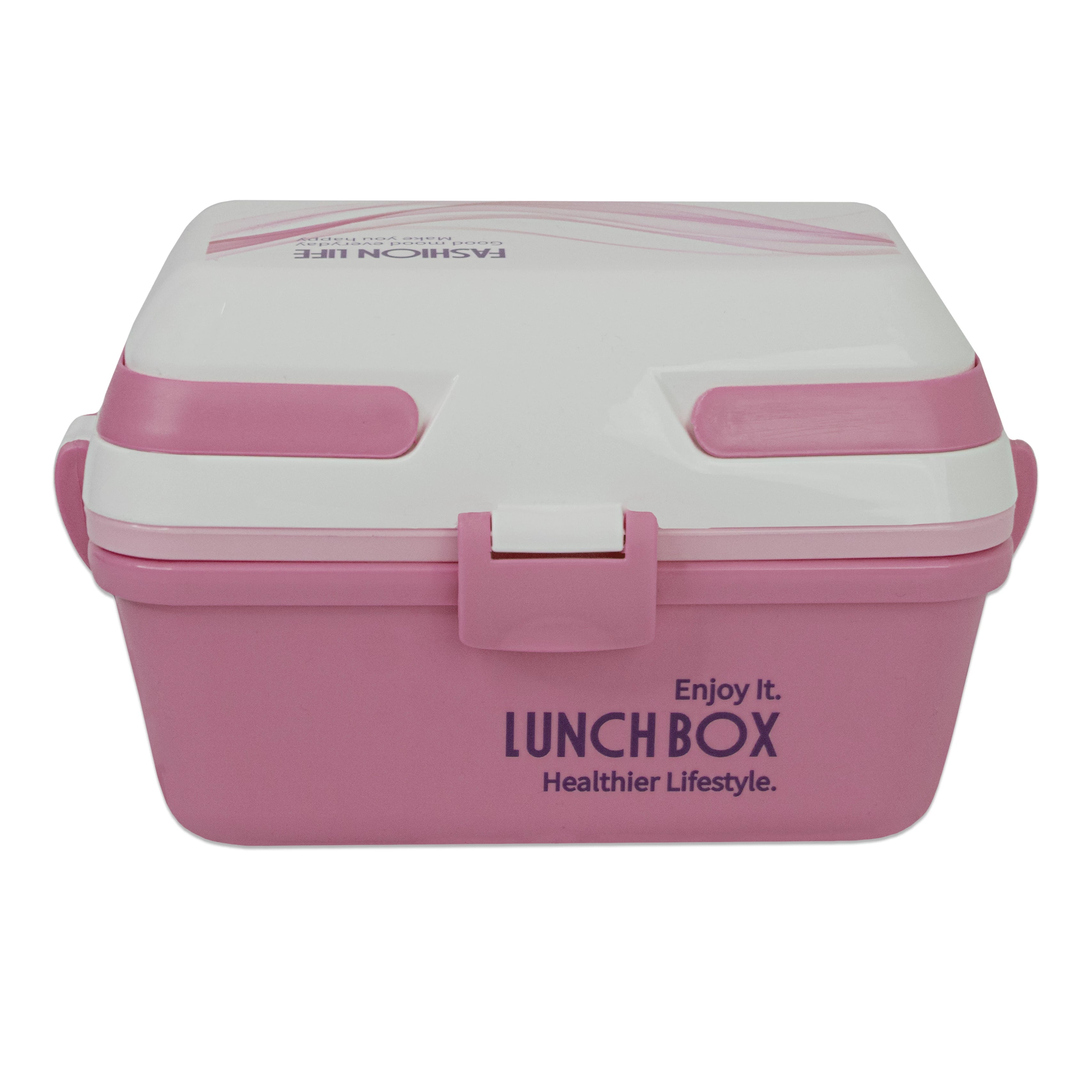 Fashion Life Lunch Box with Compartments & Spoon