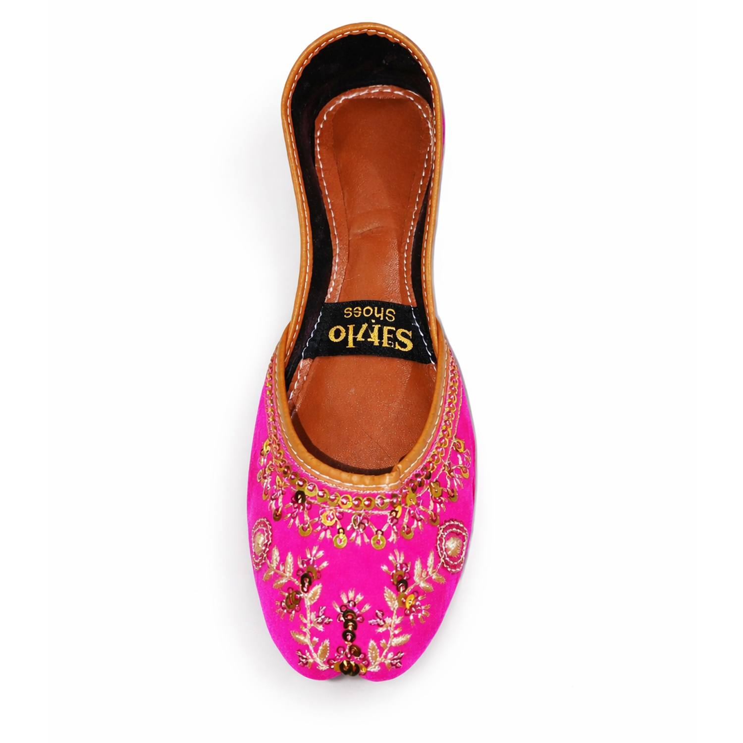 Women Traditional Khussa Shoes – Handmade Embroidered Punjabi Khussa Flats for Women | Wedding & Party Wear