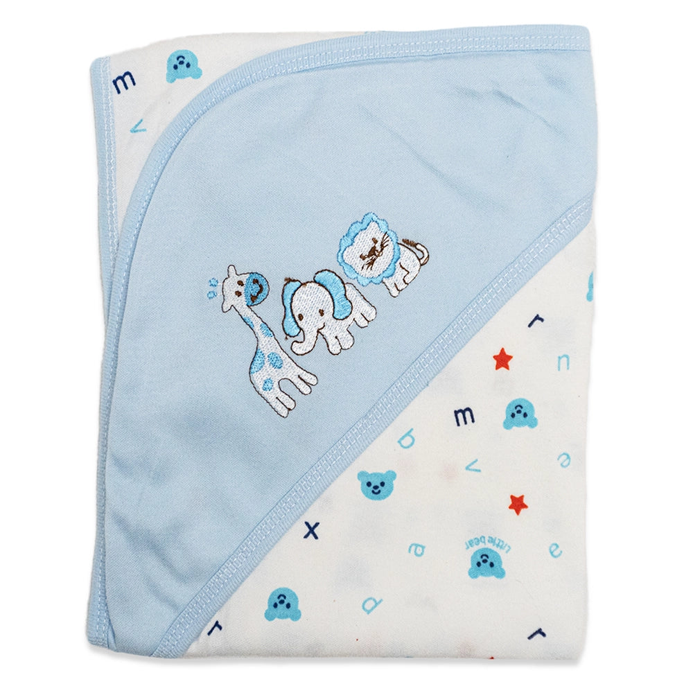 Hooded Wrapping Sheet | Soft & Cozy Baby Wrap with Attached Hood