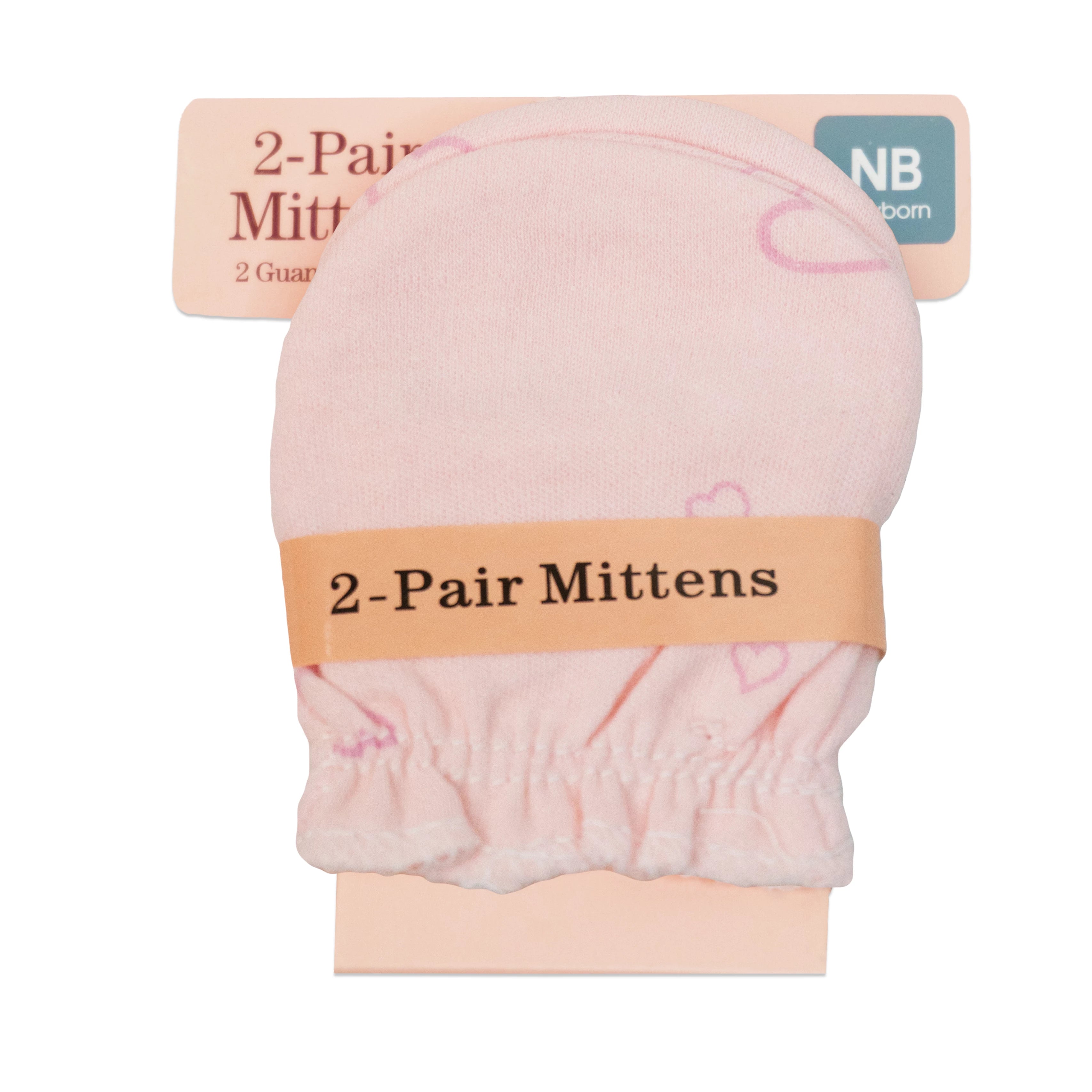 Baby Cotton Mittens Pack of 2