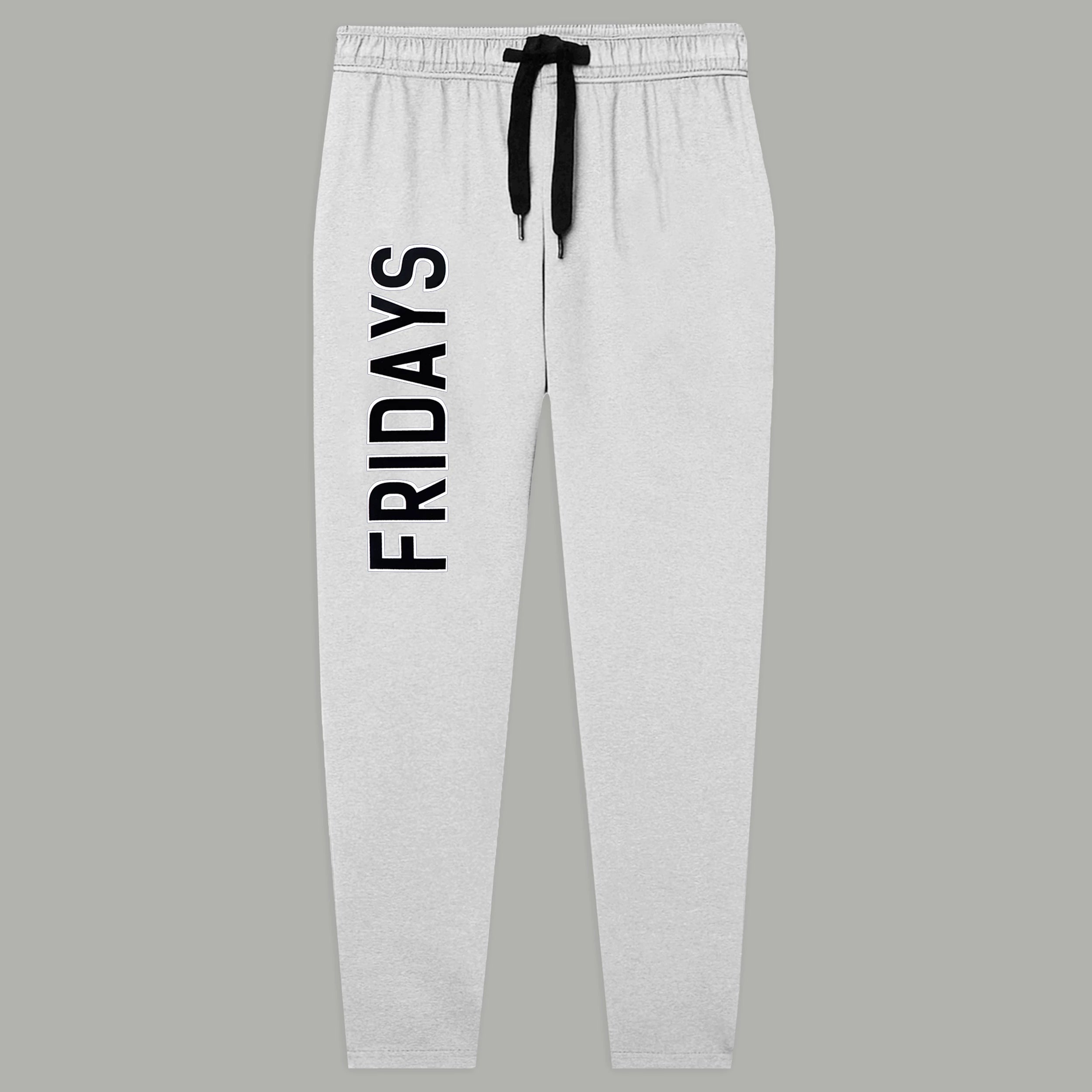 Kids Jersey Cotton Sticker Trousers – Gray