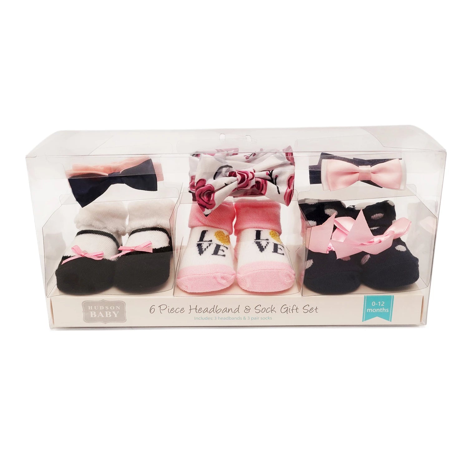 Hudson Baby 3 Pair Socks Set