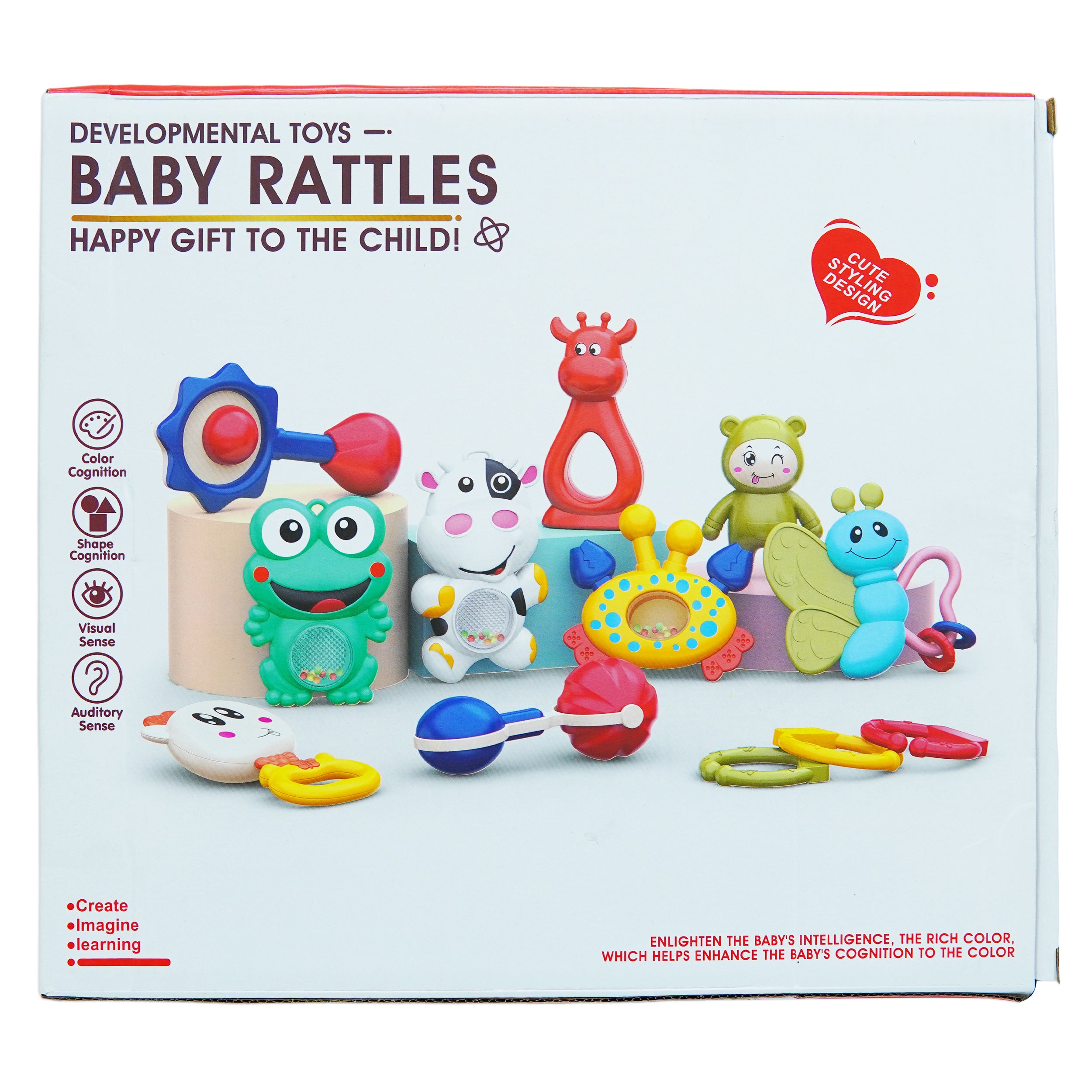 Rattle Toy Pack of 4
