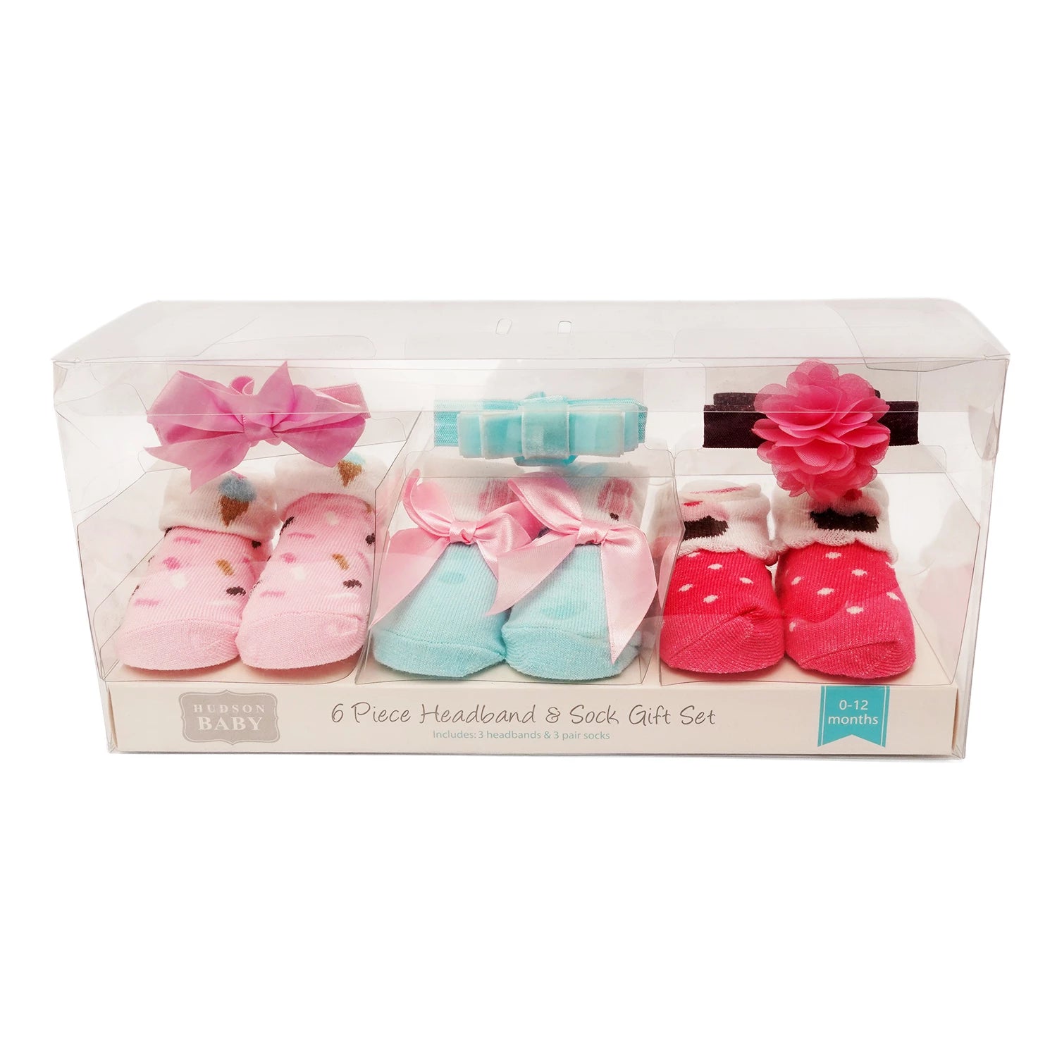 Hudson Baby 3 Pair Socks Set