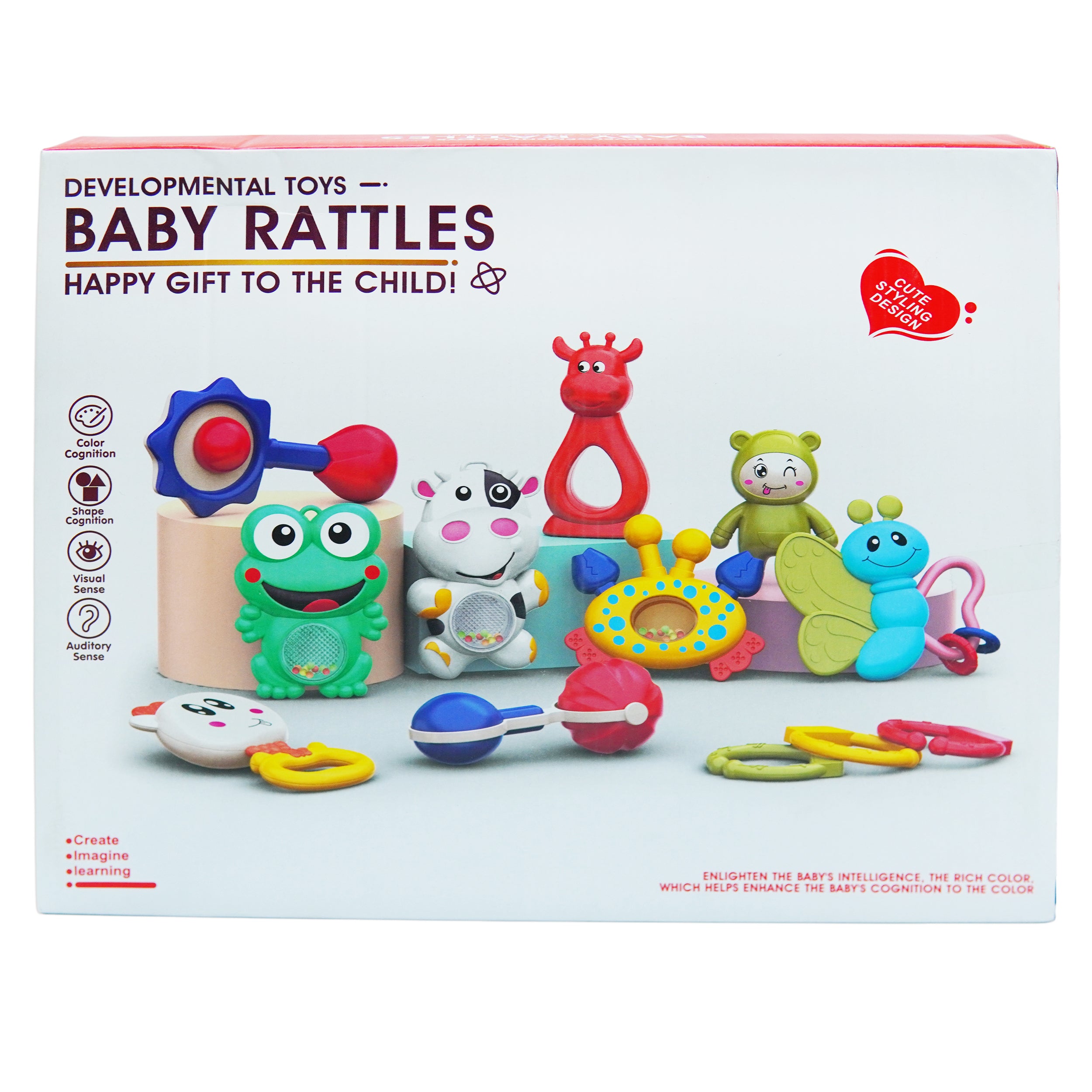 Rattle Toy Pack of 6