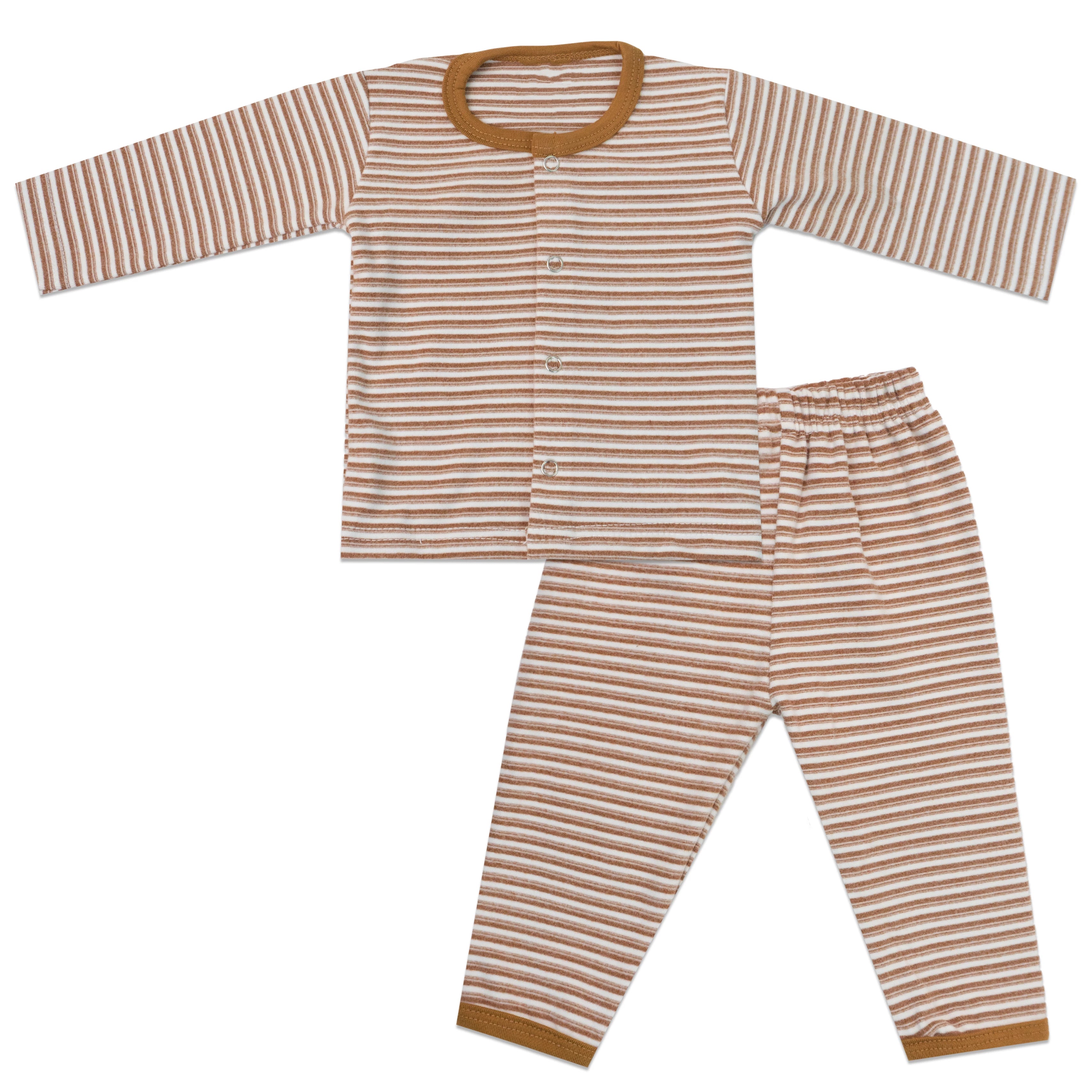 Striped Fleece Suit - Casual Chic