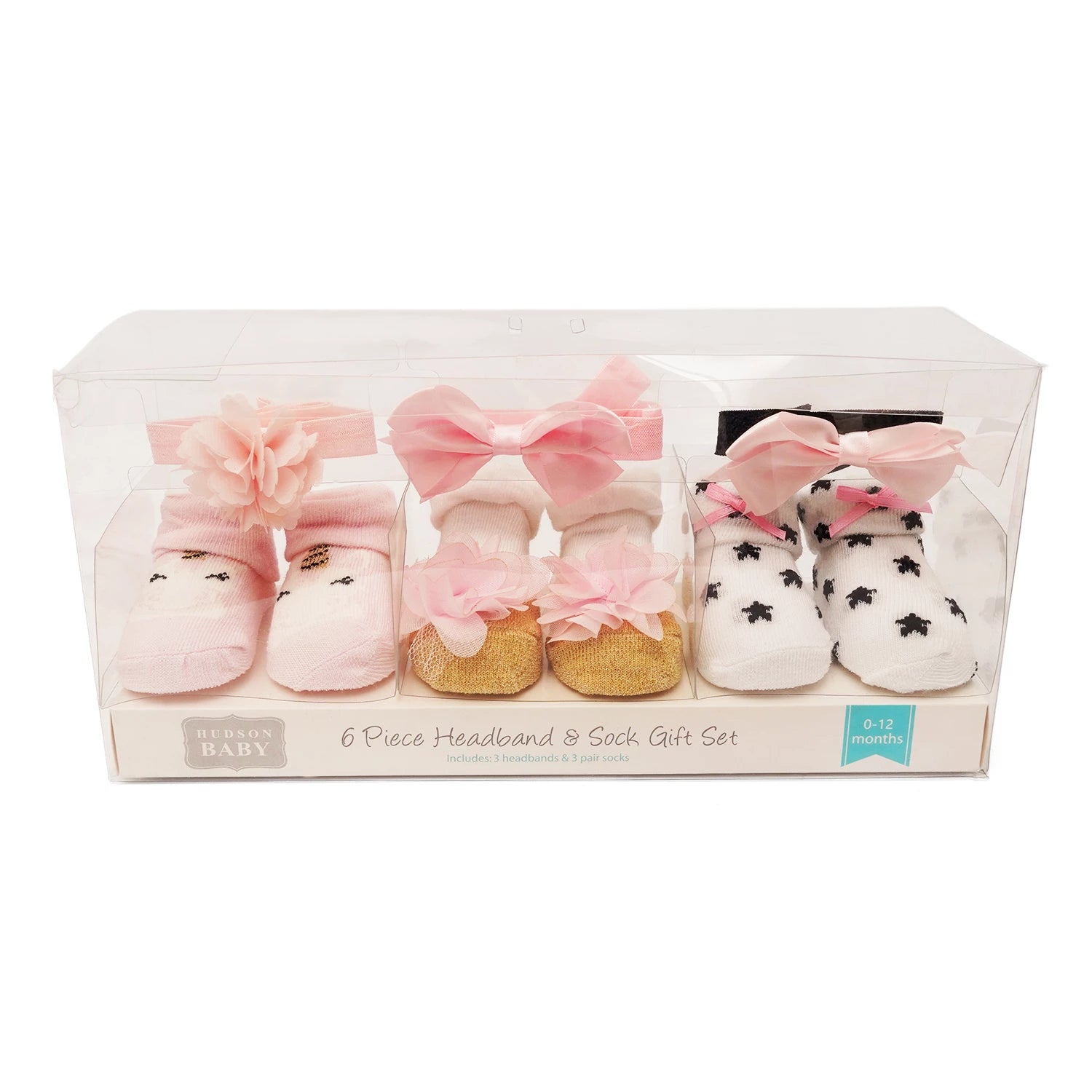Hudson Baby 3 Pair Socks Set